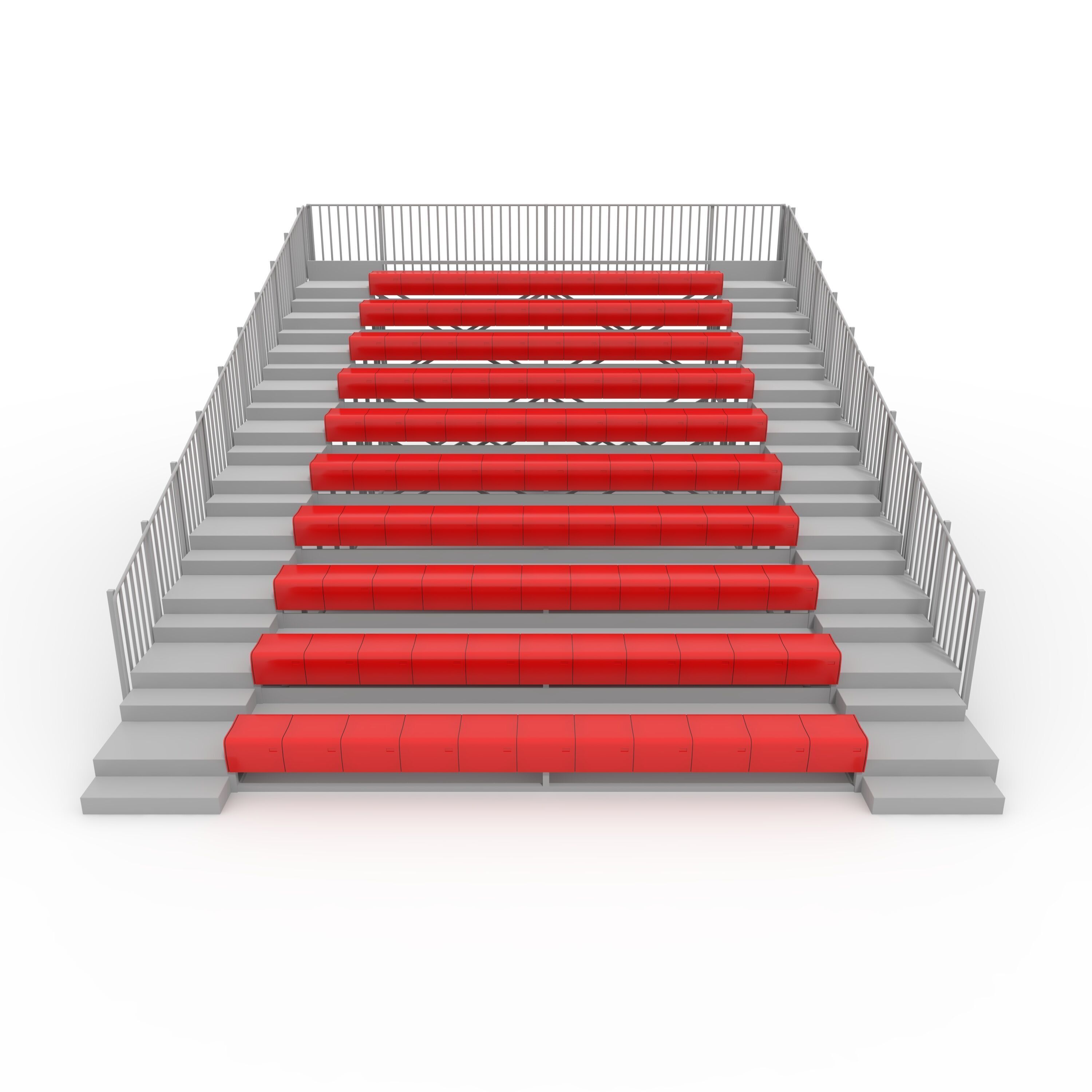 Bleachers 56 3D model_2
