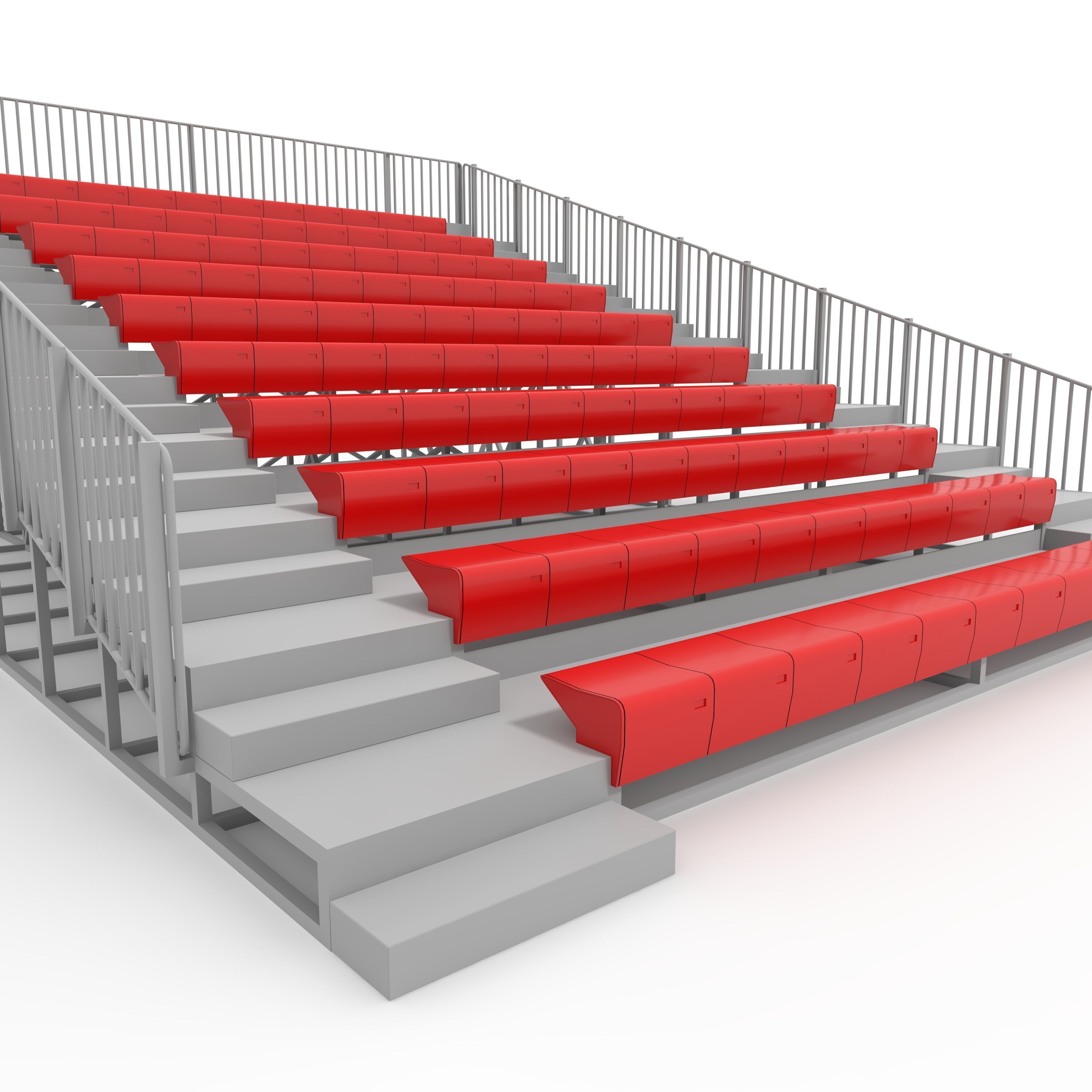 Bleachers 56 3D model_16