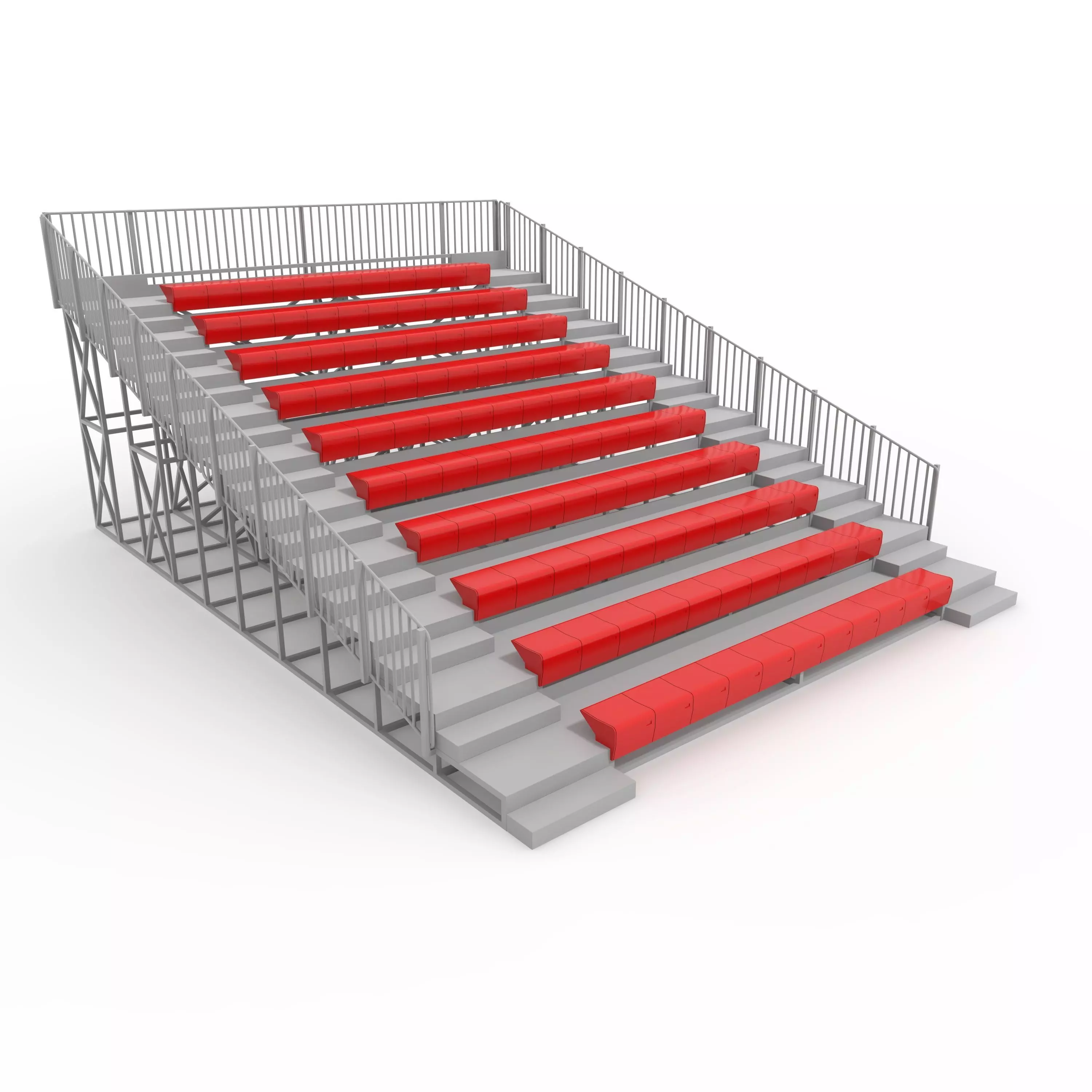 Bleachers 56 3D model_0