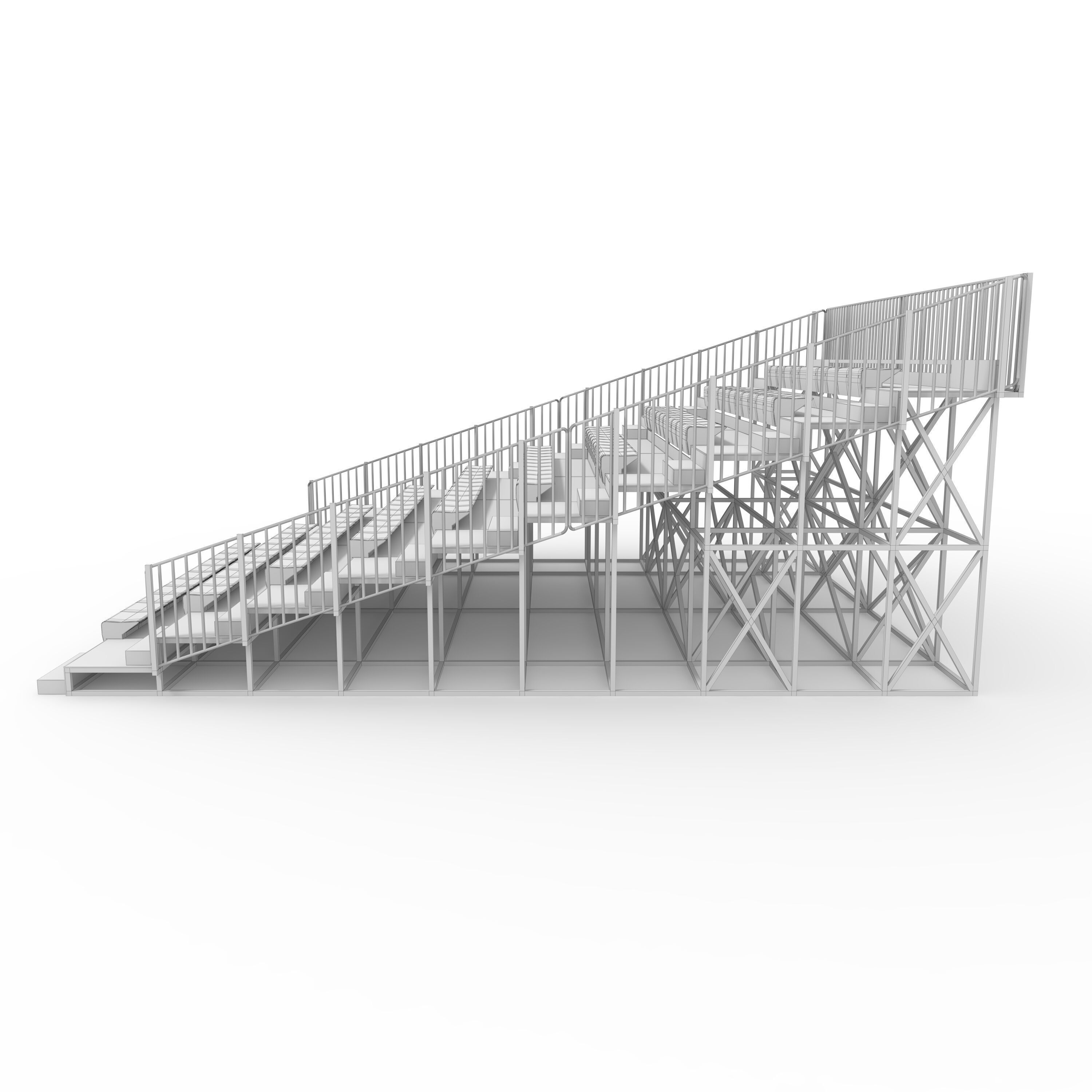 Bleachers 56 3D model_13
