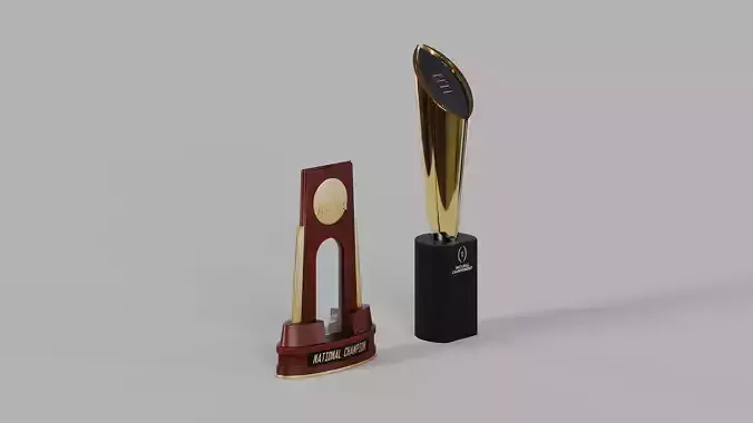 College Basketball and College Football Trophies Pack