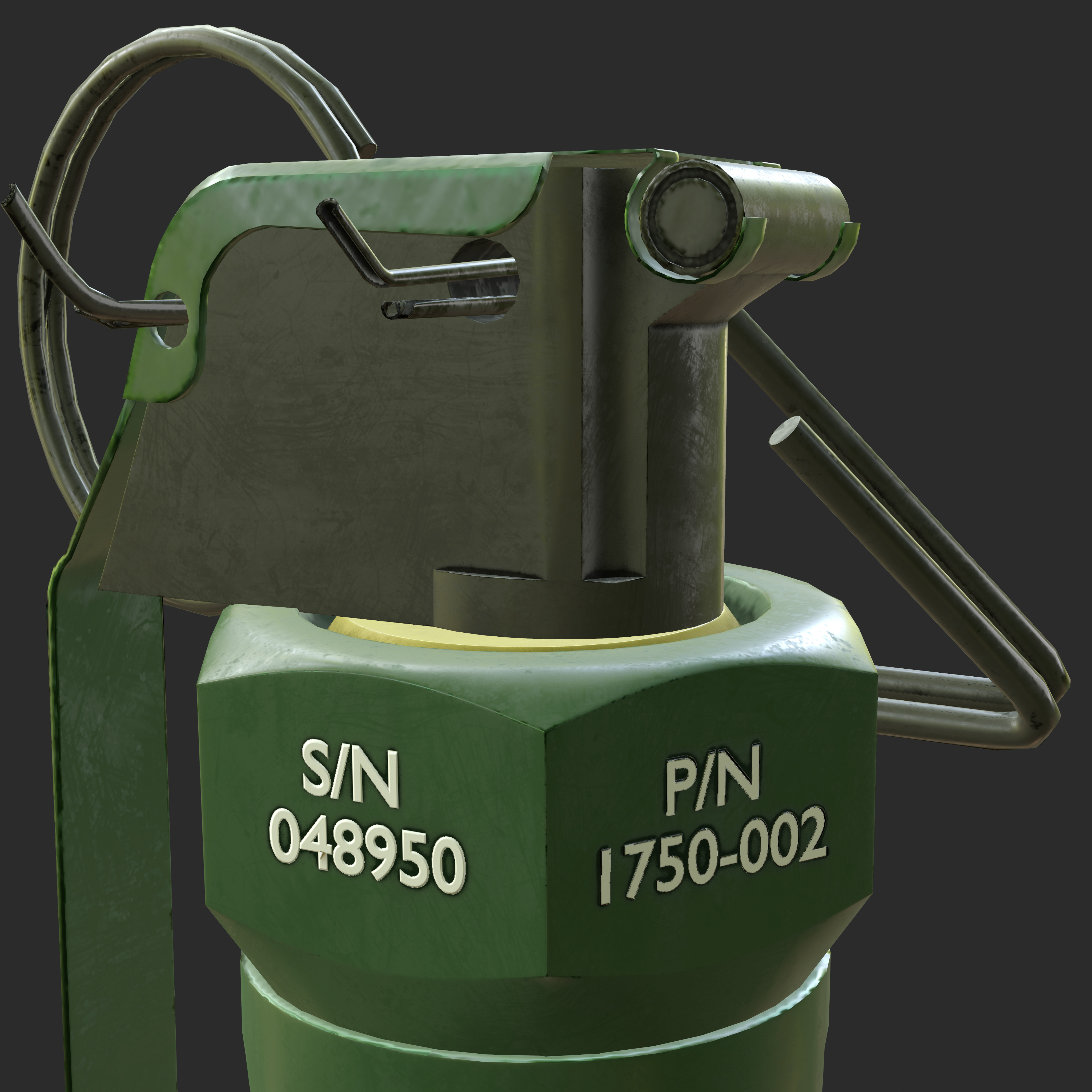 Flashbang Grenade 3D Models for Games Low-poly 3D model_3