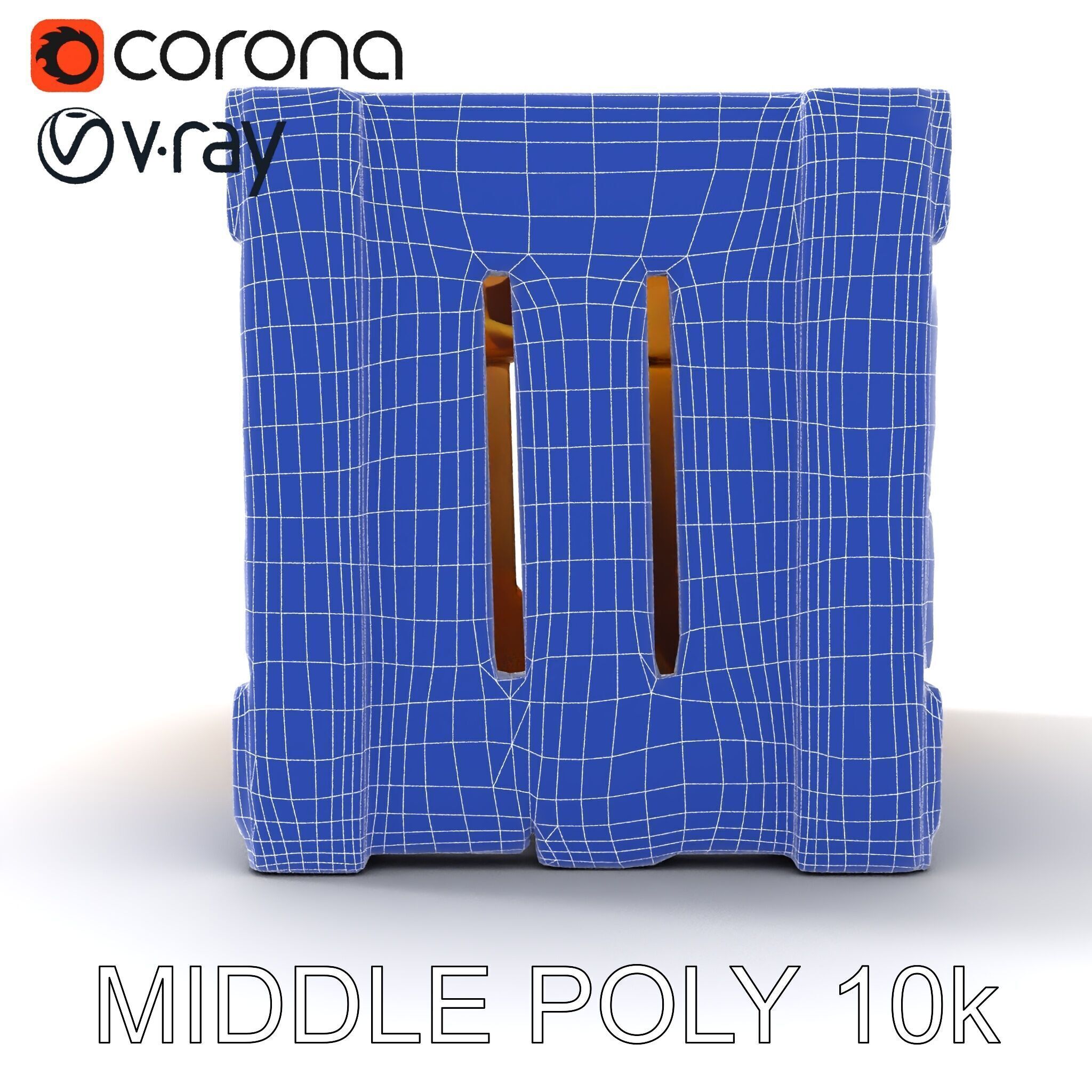 Wooden Crate Model Pack with Detailed Textures Low-poly 3D model_16