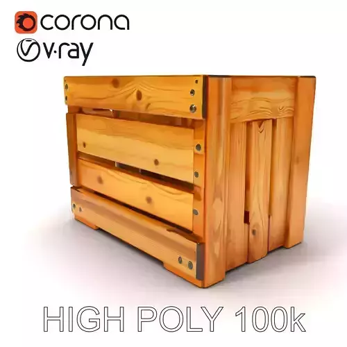Wooden Crate Model Pack with Detailed Textures