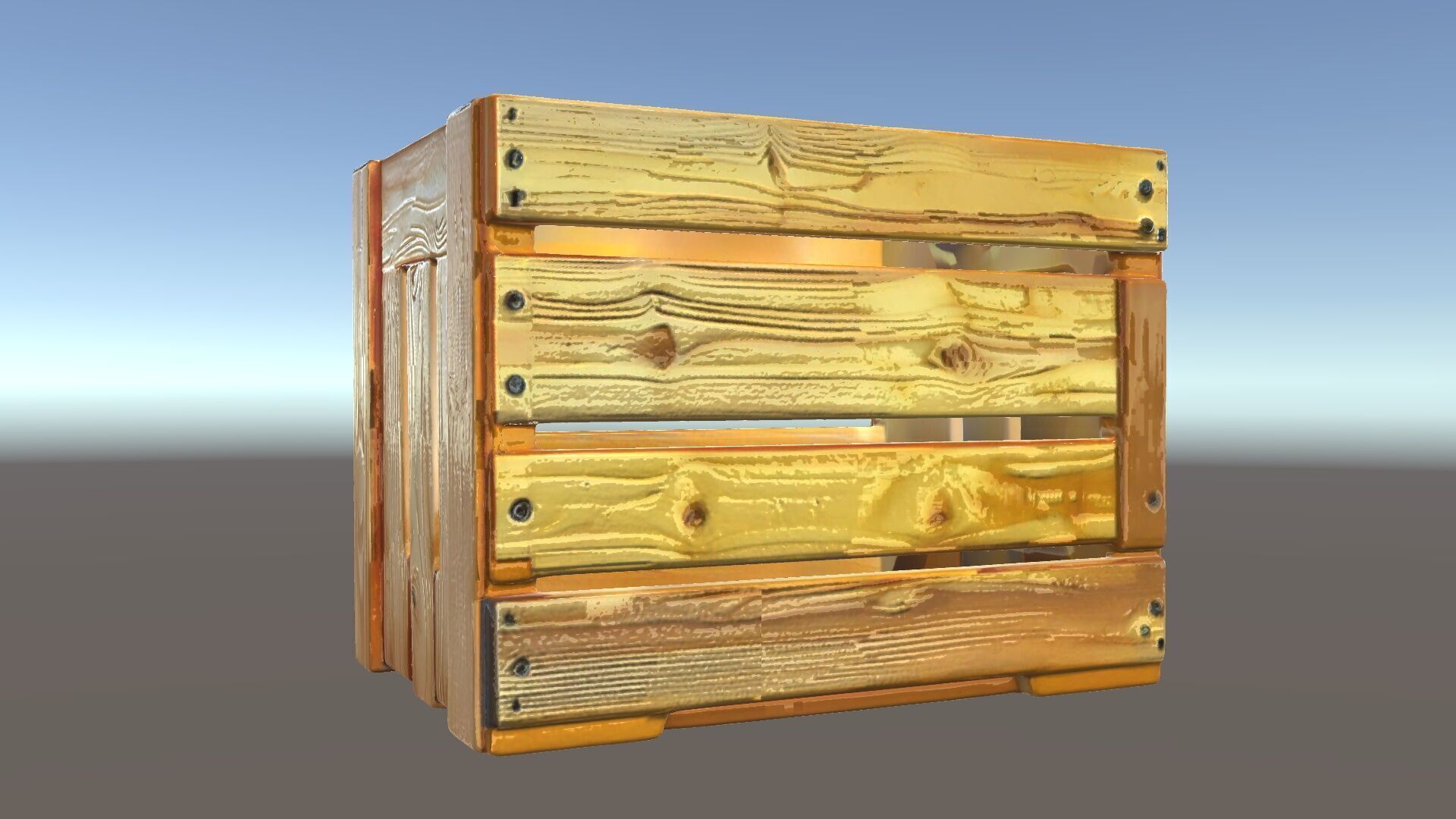 Wooden Crate Model Pack with Detailed Textures Low-poly 3D model_5