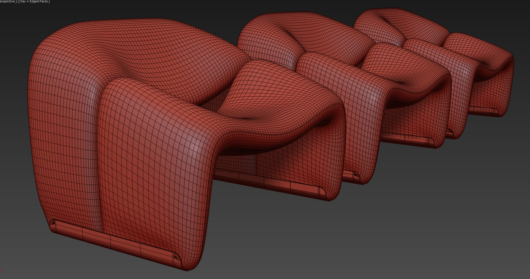 Groovy Lounge Chair By Pierre Paulin 3D model_11