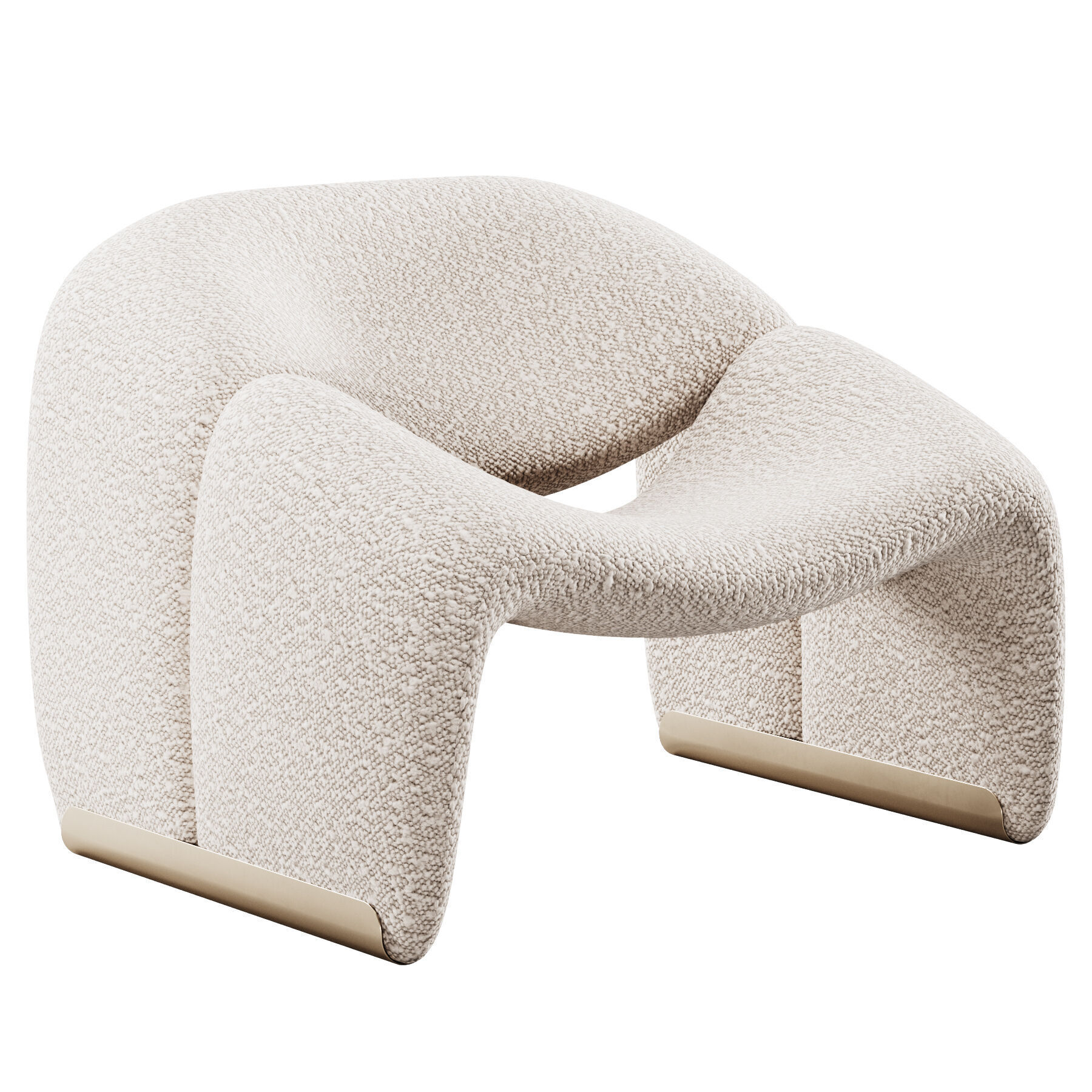 Groovy Lounge Chair By Pierre Paulin 3D model_2