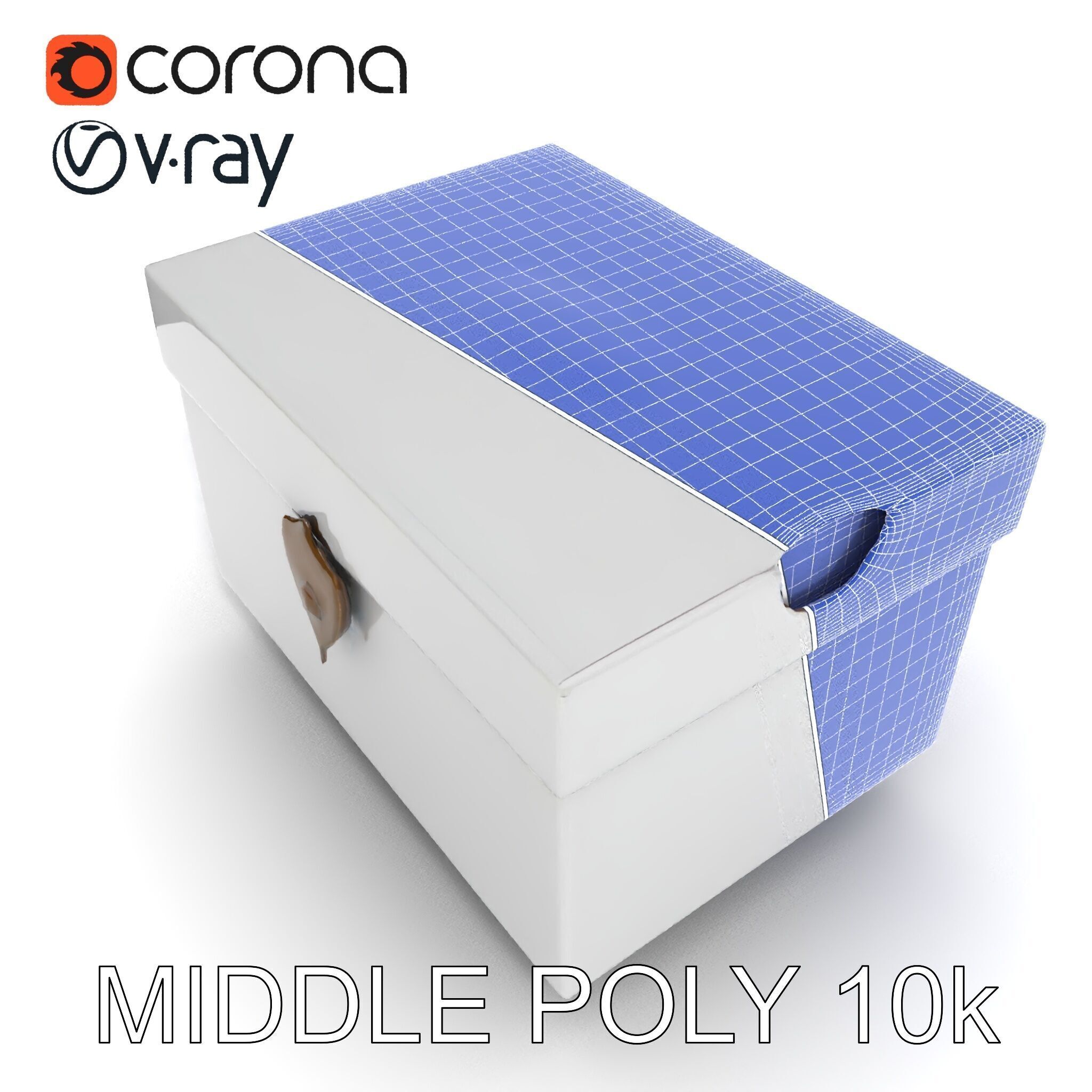 Shoe Box Model Pack Low-poly 3D model_21