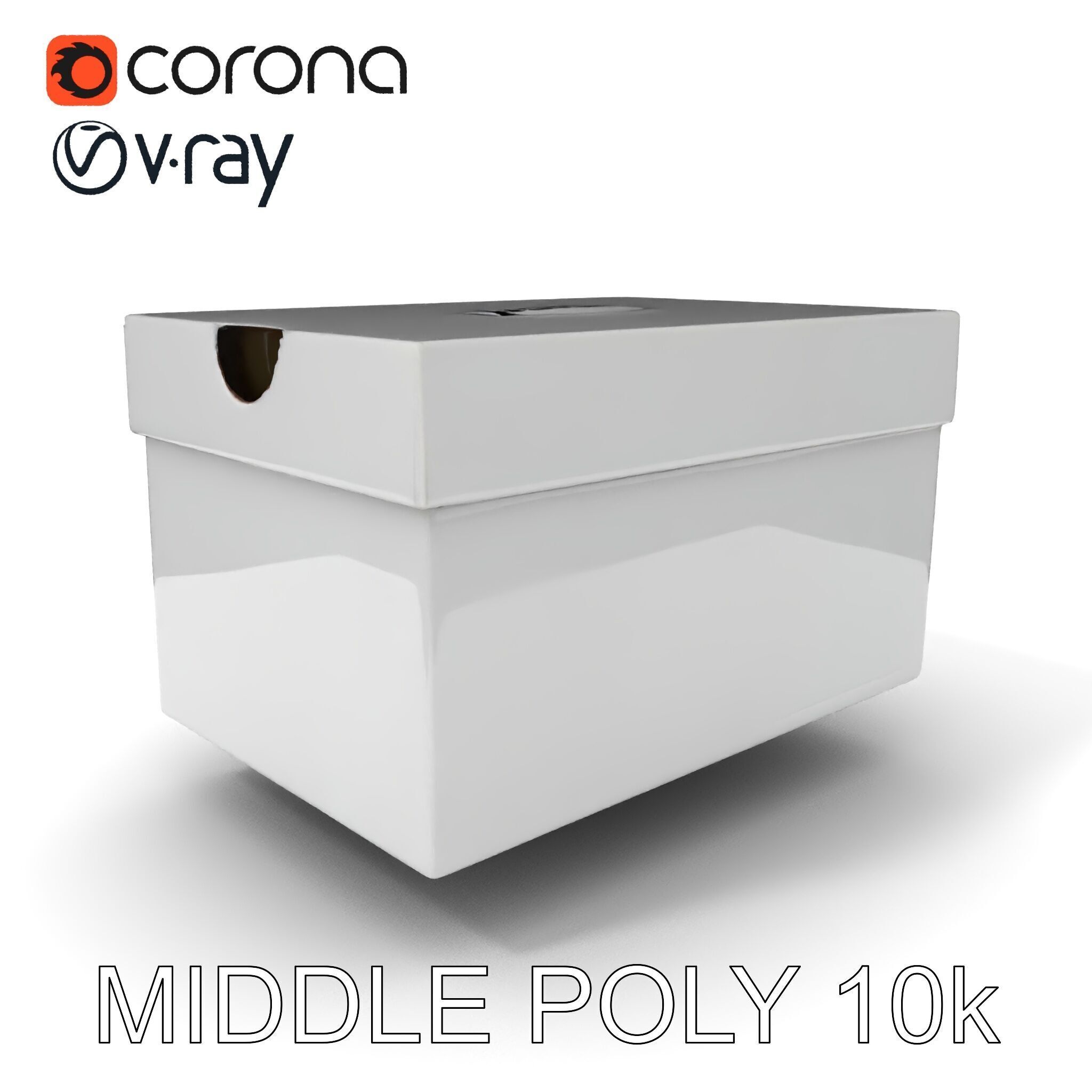 Shoe Box Model Pack Low-poly 3D model_27
