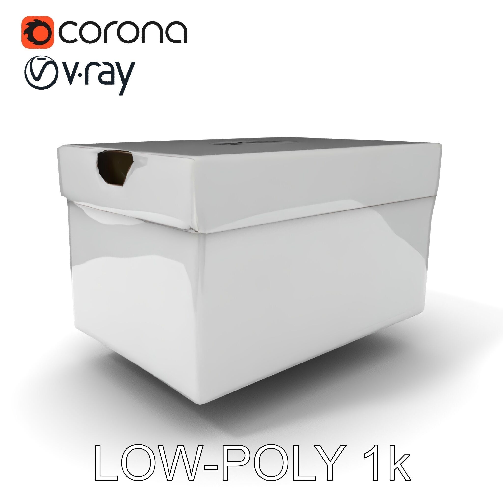 Shoe Box Model Pack Low-poly 3D model_22