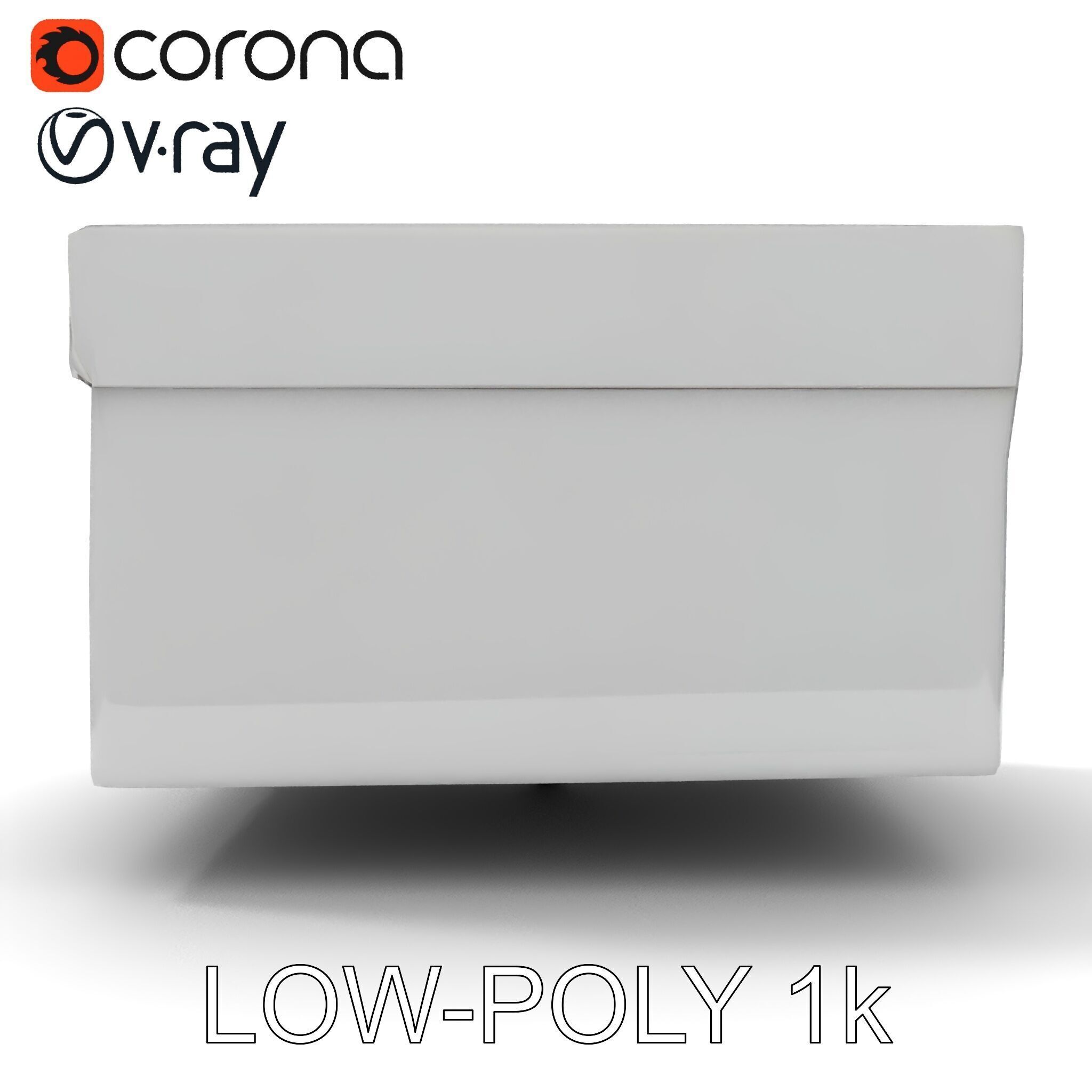 Shoe Box Model Pack Low-poly 3D model_25