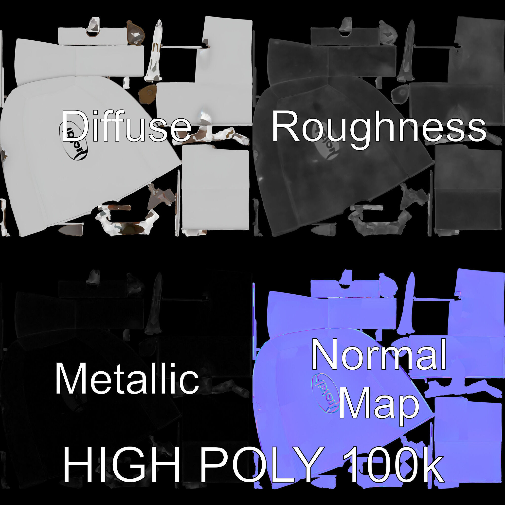 Shoe Box Model Pack Low-poly 3D model_2