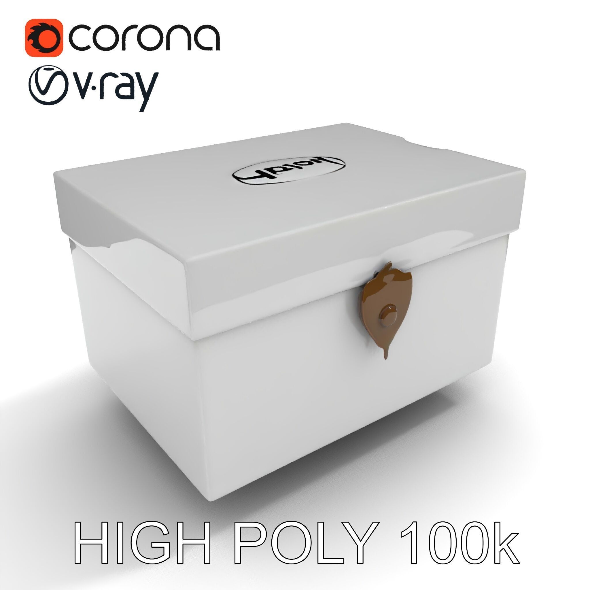 Shoe Box Model Pack Low-poly 3D model_18