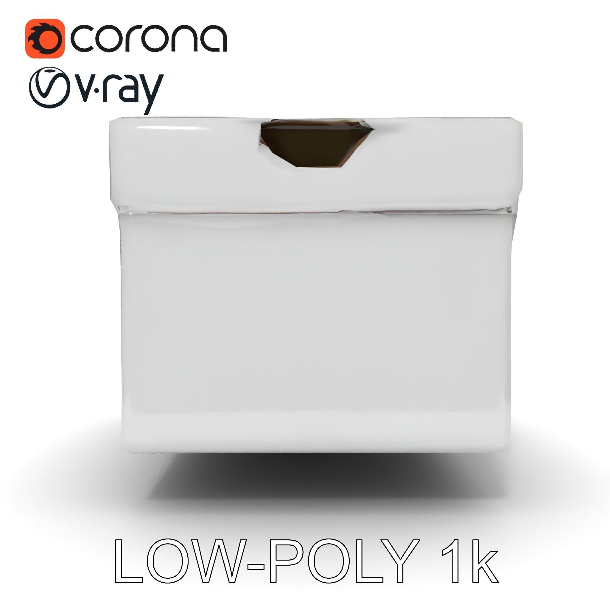 Shoe Box Model Pack Low-poly 3D model_17