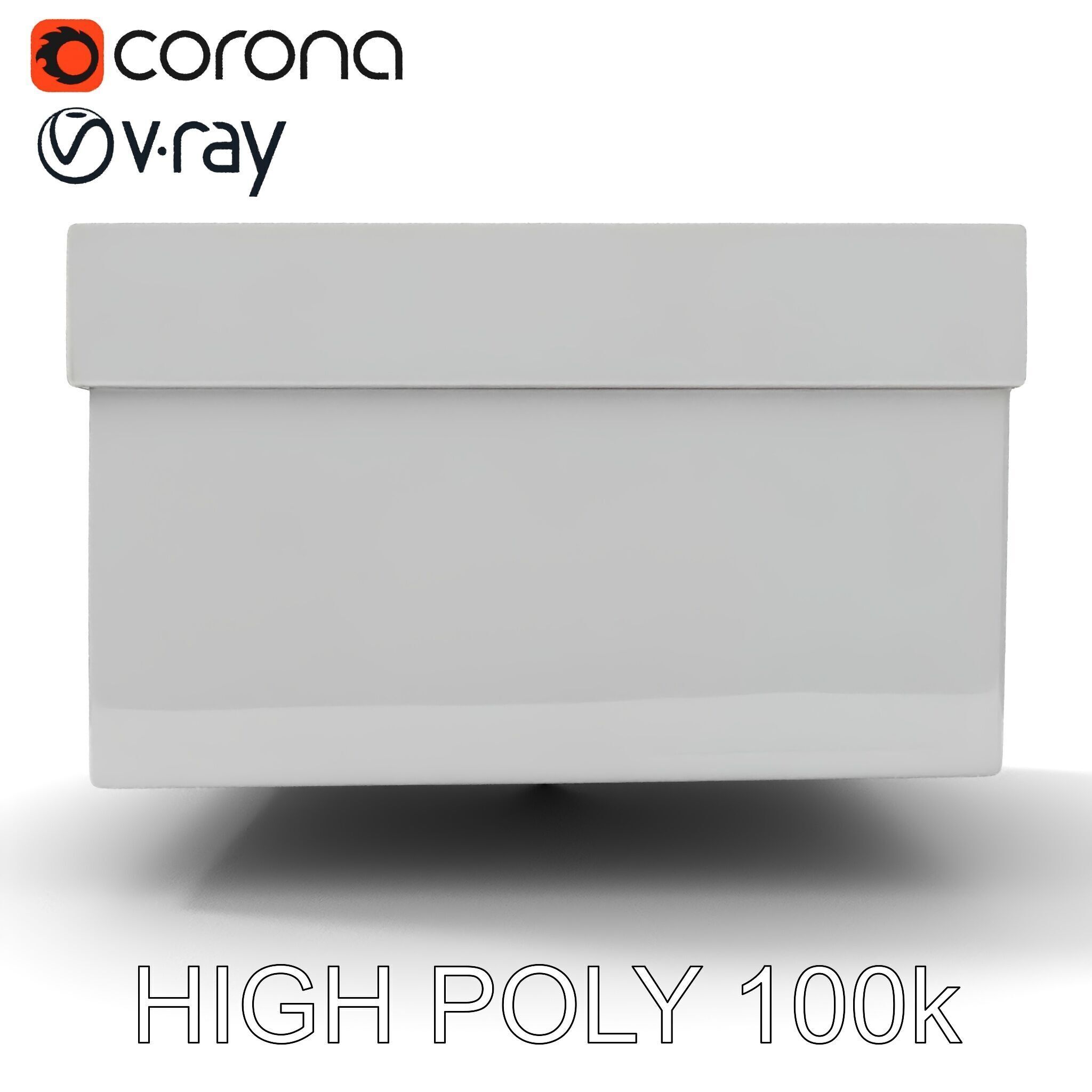 Shoe Box Model Pack Low-poly 3D model_23