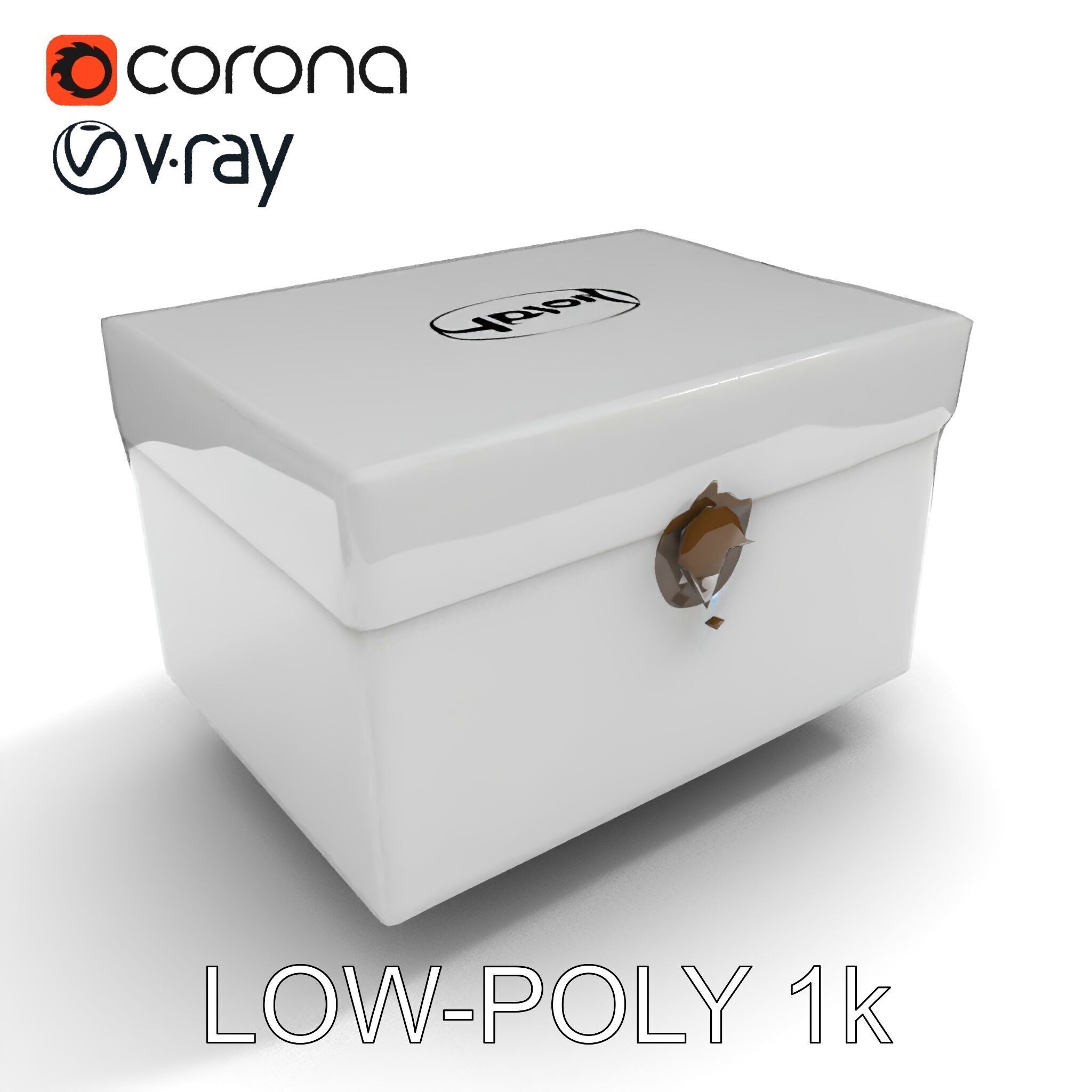 Shoe Box Model Pack Low-poly 3D model_13