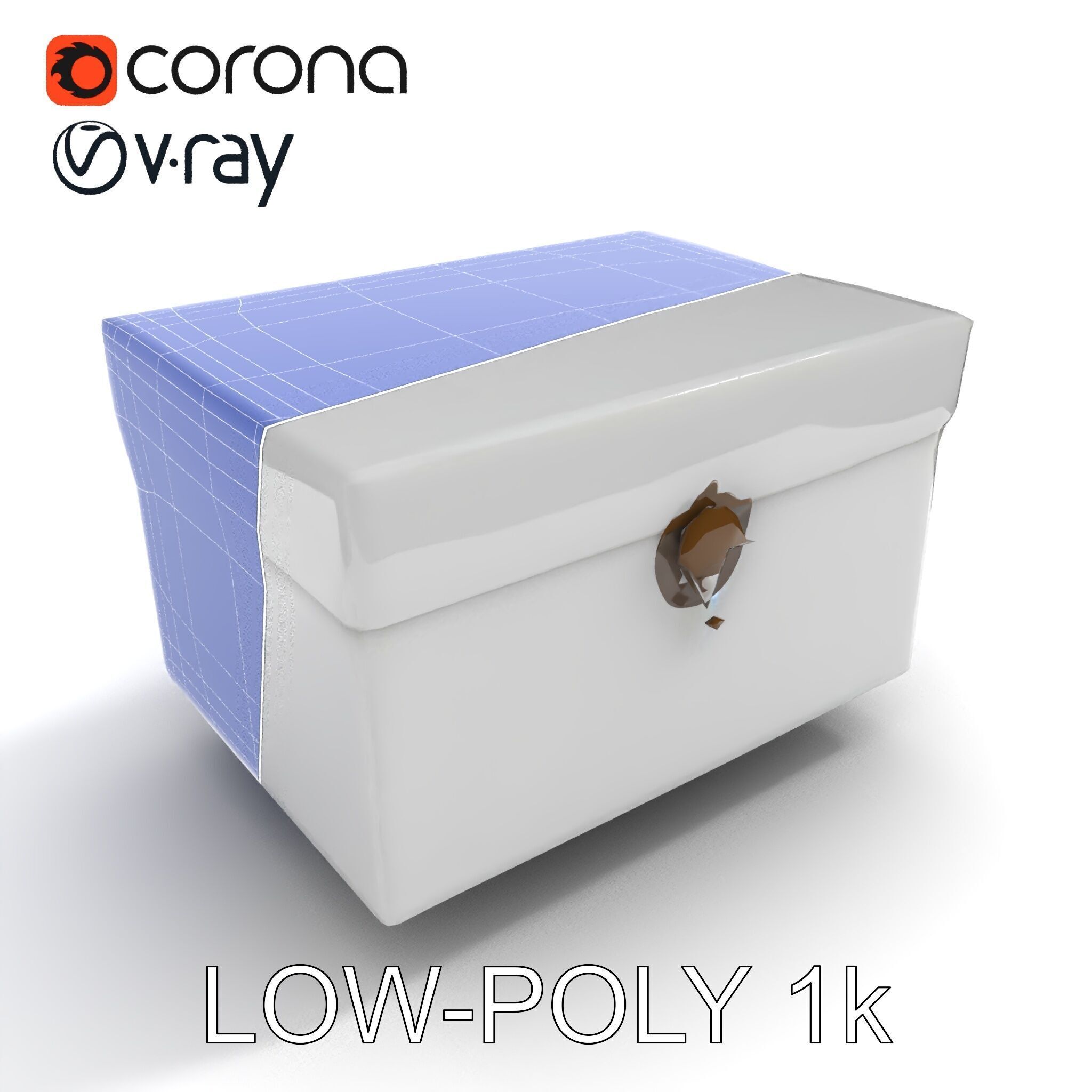 Shoe Box Model Pack Low-poly 3D model_33