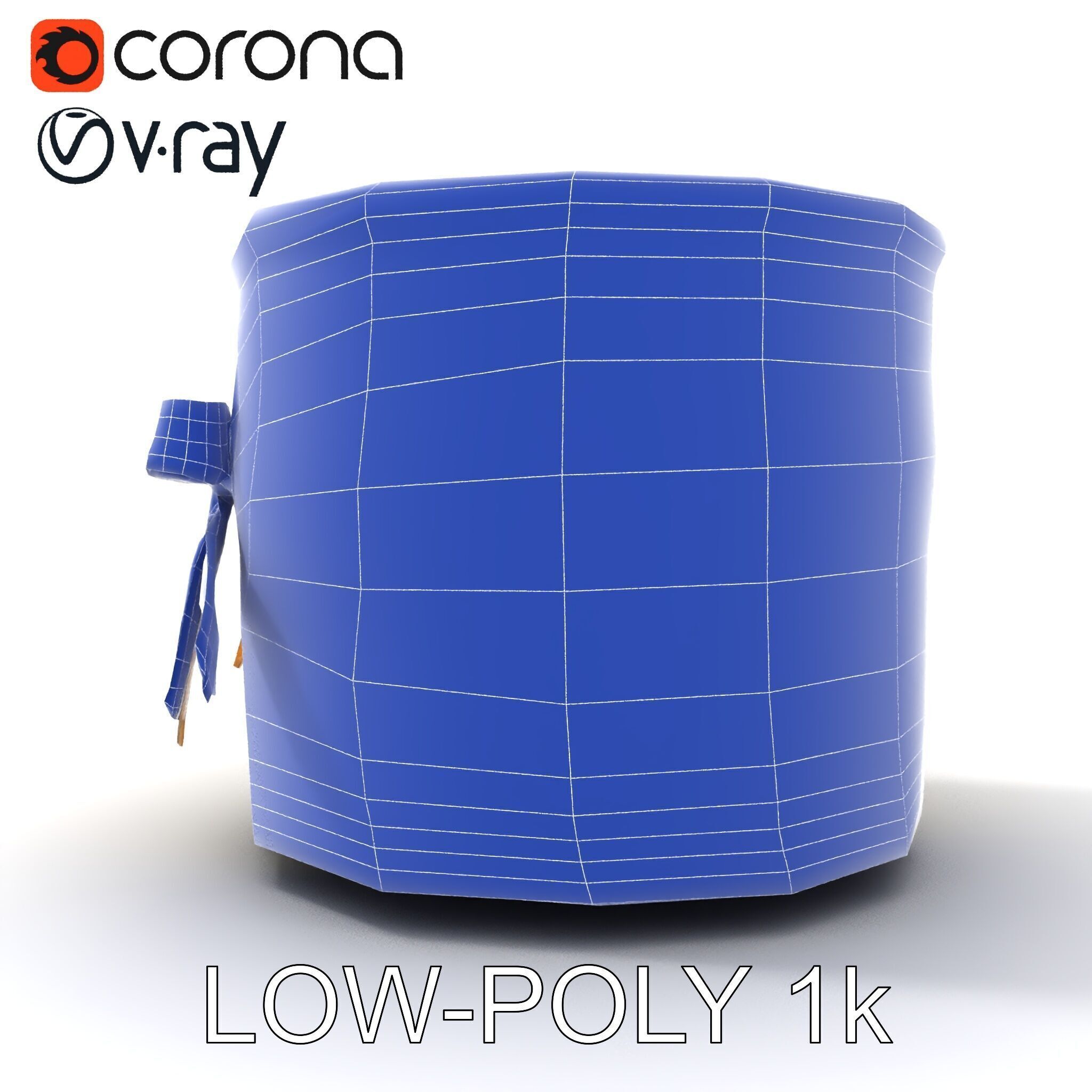 Elegant Gift Box with Ribbon model pack Low-poly 3D model_33