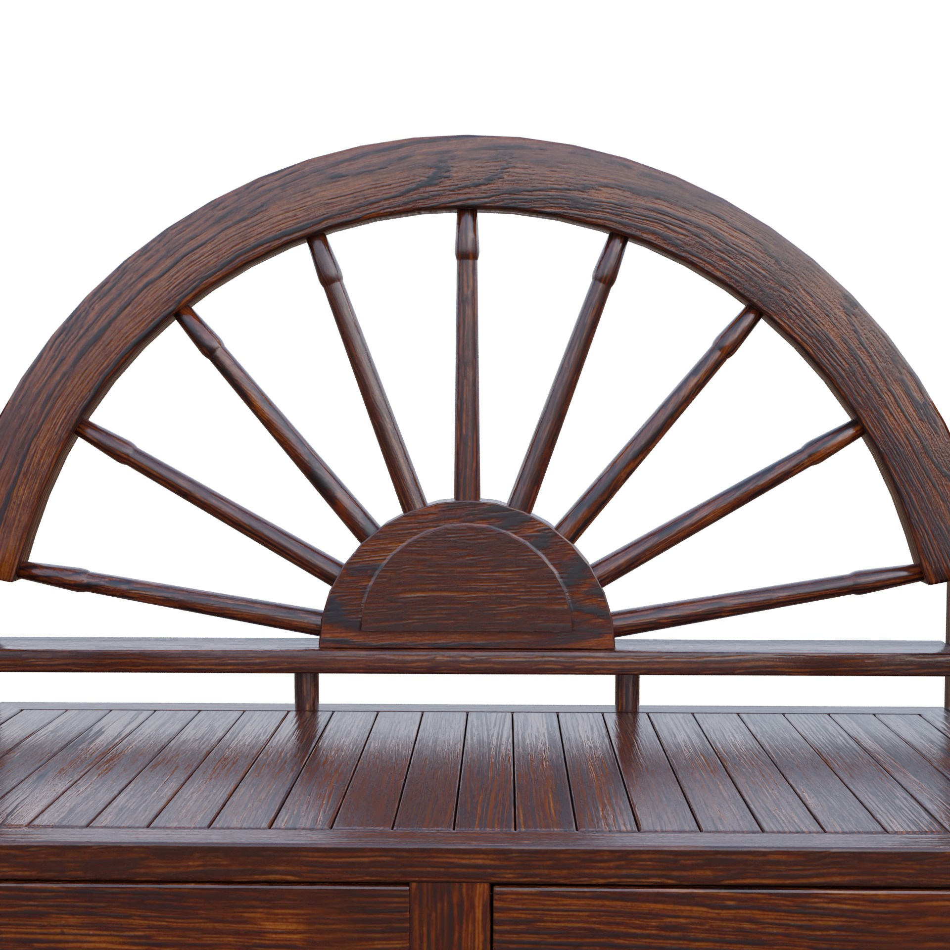 Rustic Outside Furniture 3D Model Collection_7