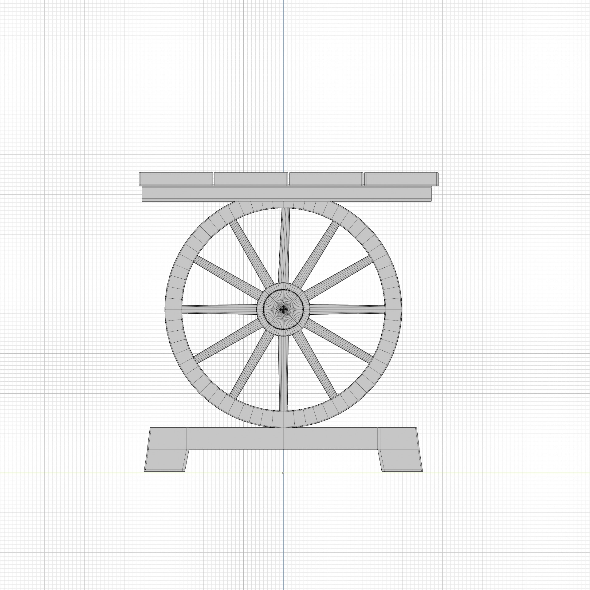 Rustic Outside Furniture 3D Model Collection_40