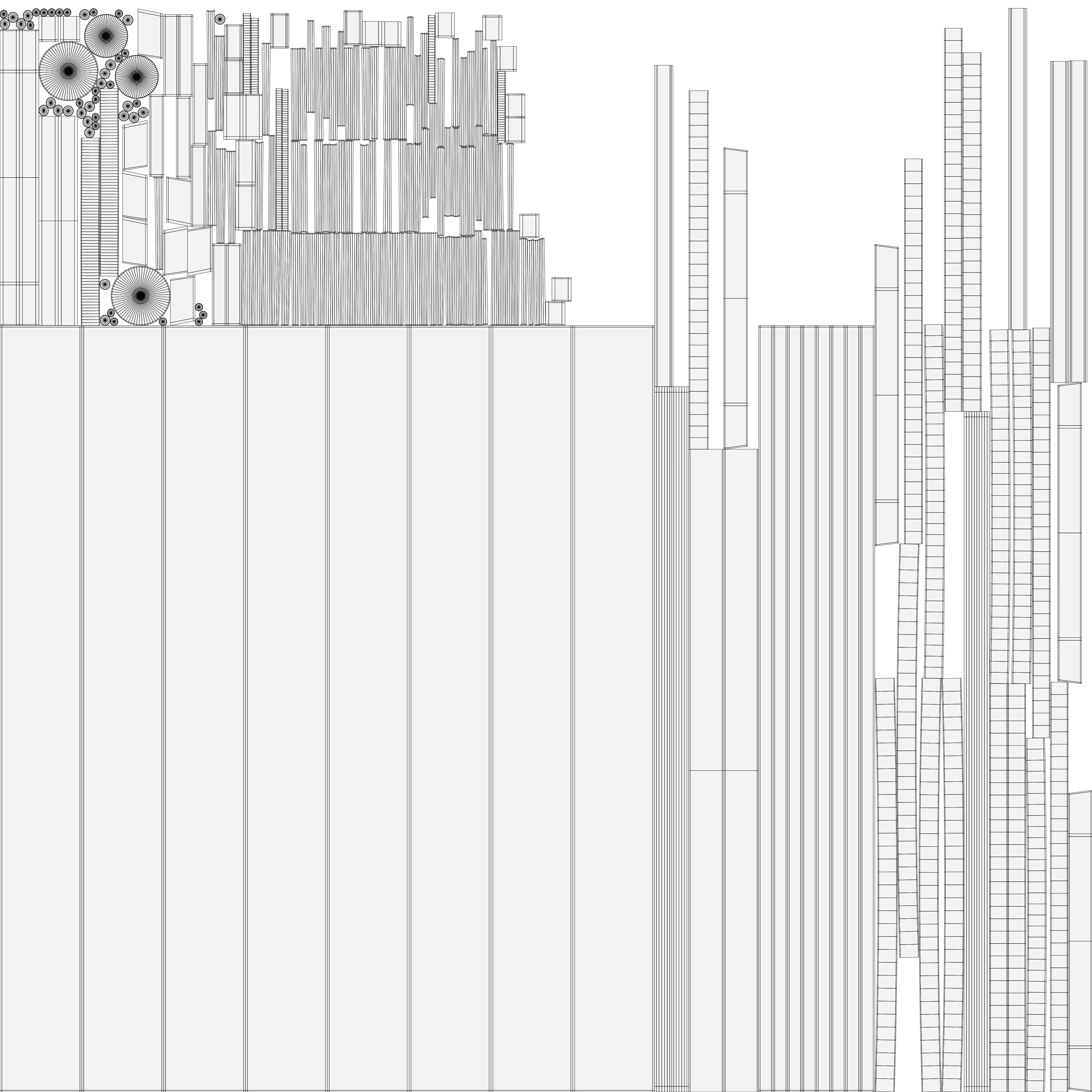 Rustic Outside Furniture 3D Model Collection_38