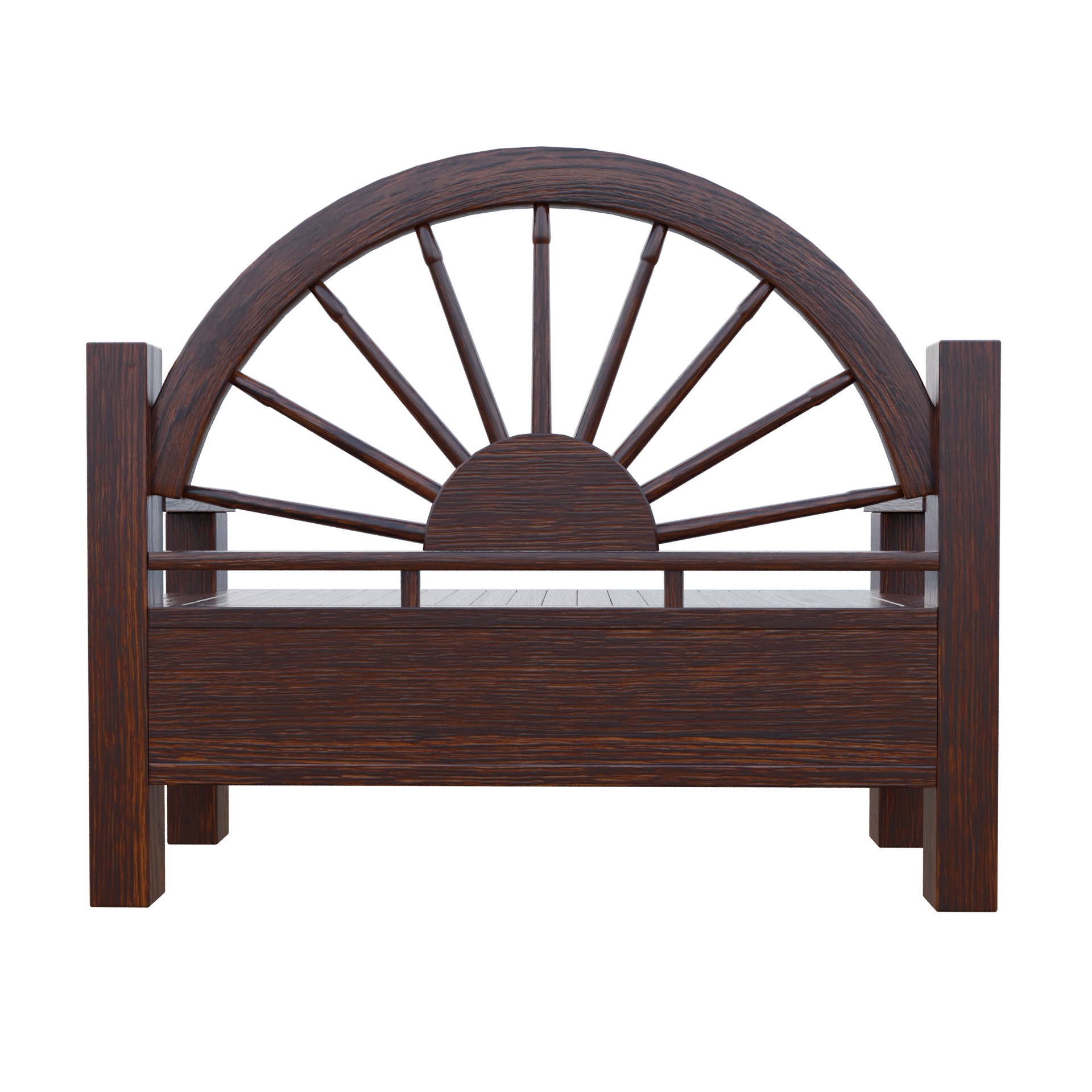 Rustic Outside Furniture 3D Model Collection_11
