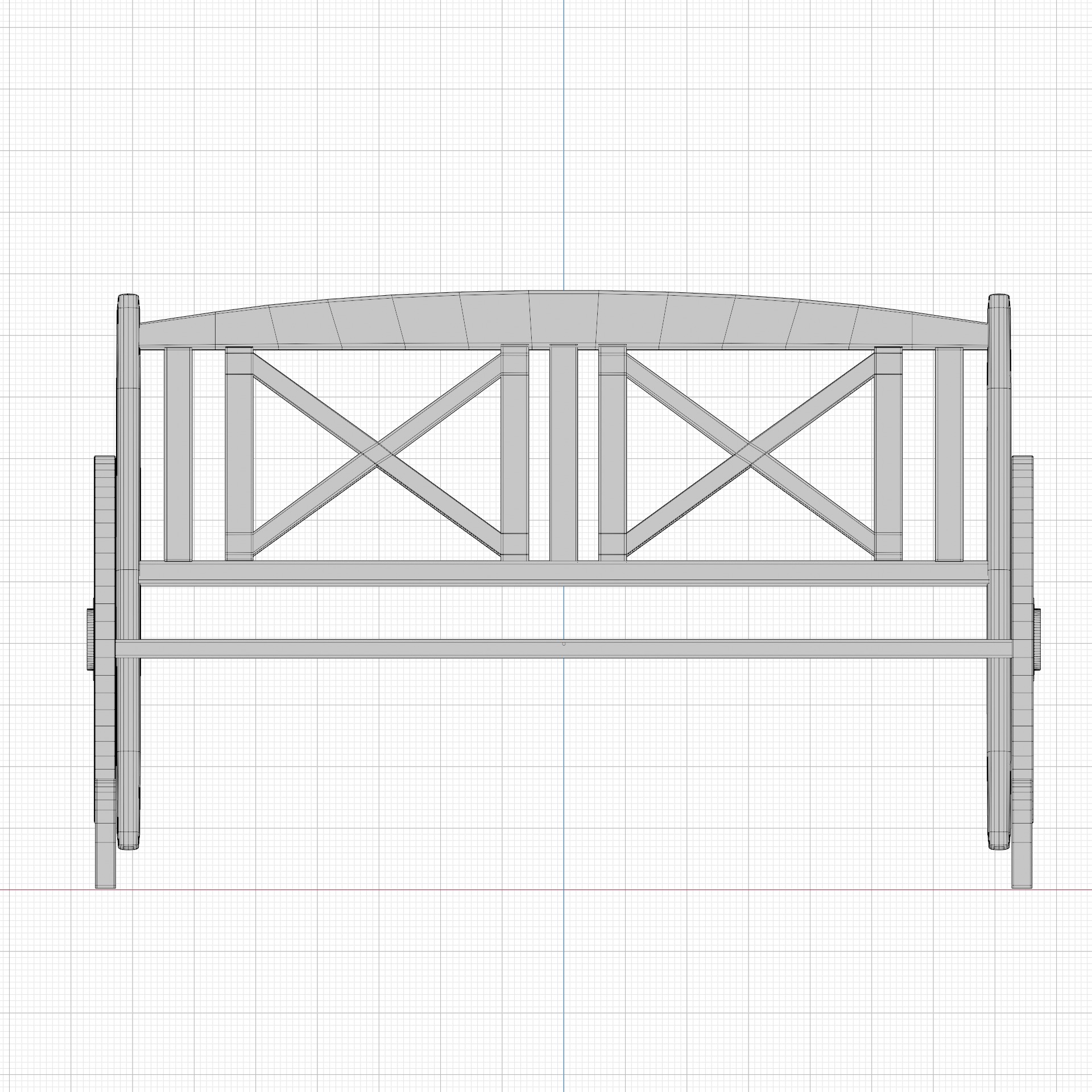 Rustic Outside Furniture 3D Model Collection_22