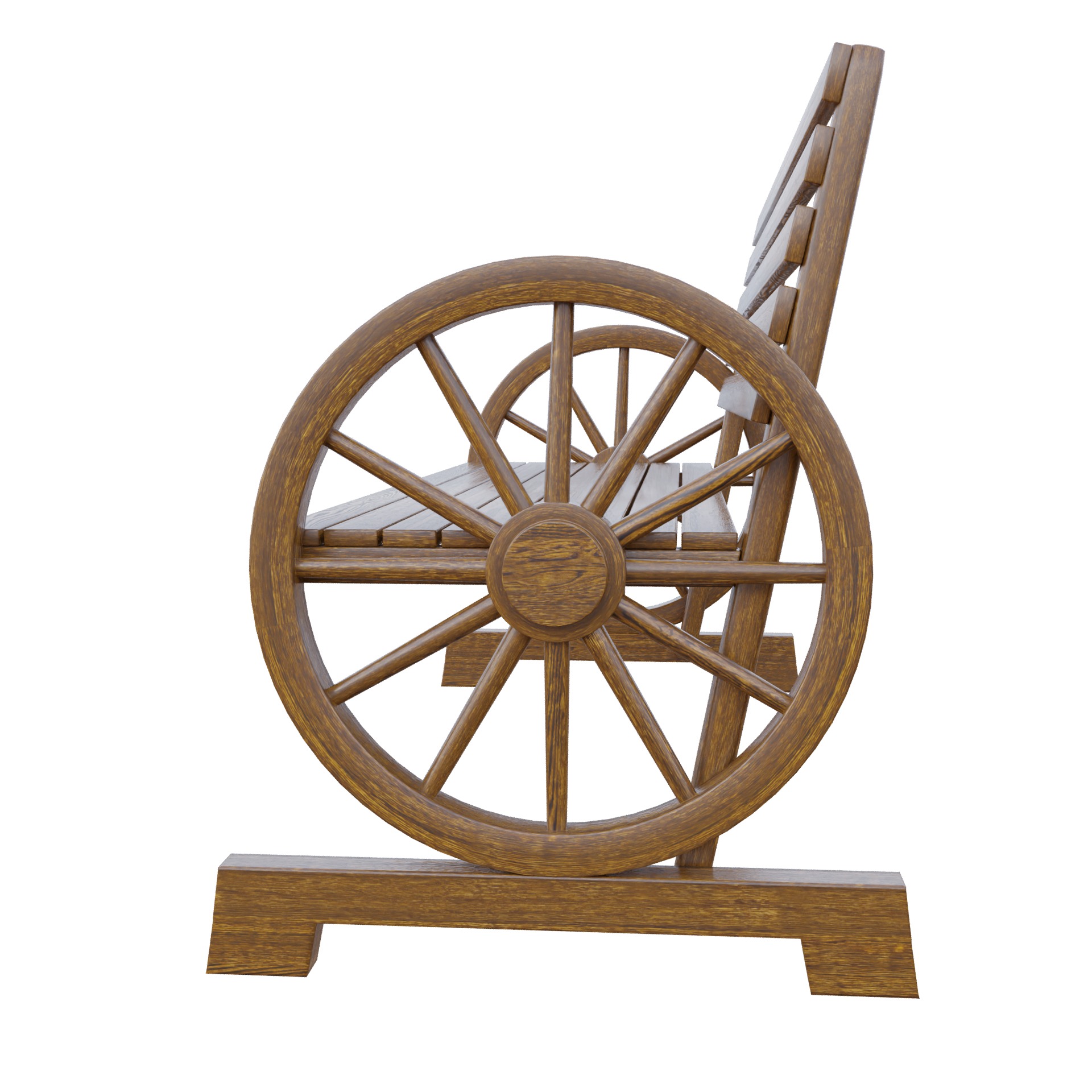 Rustic Outside Furniture 3D Model Collection_25