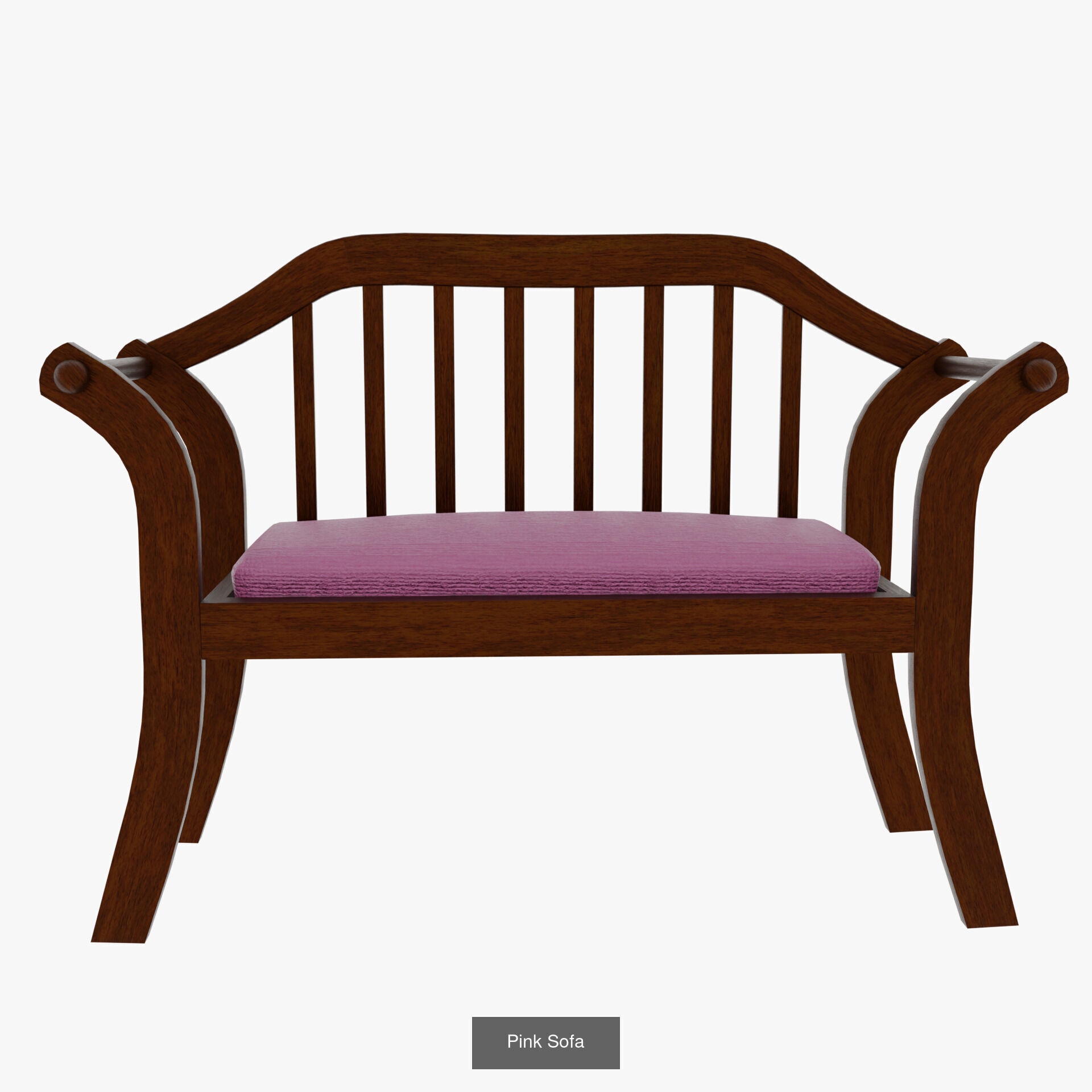 Rustic Outside Furniture 3D Model Collection_2