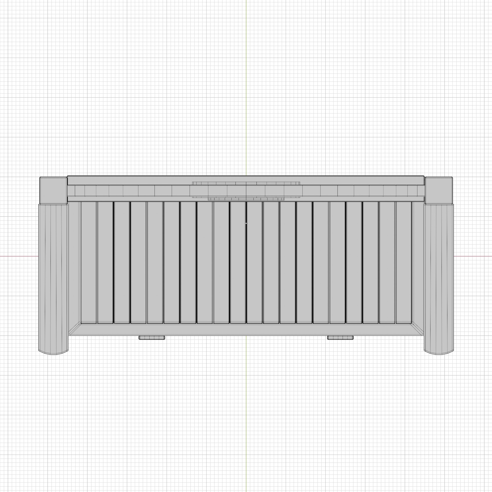 Rustic Outside Furniture 3D Model Collection_15