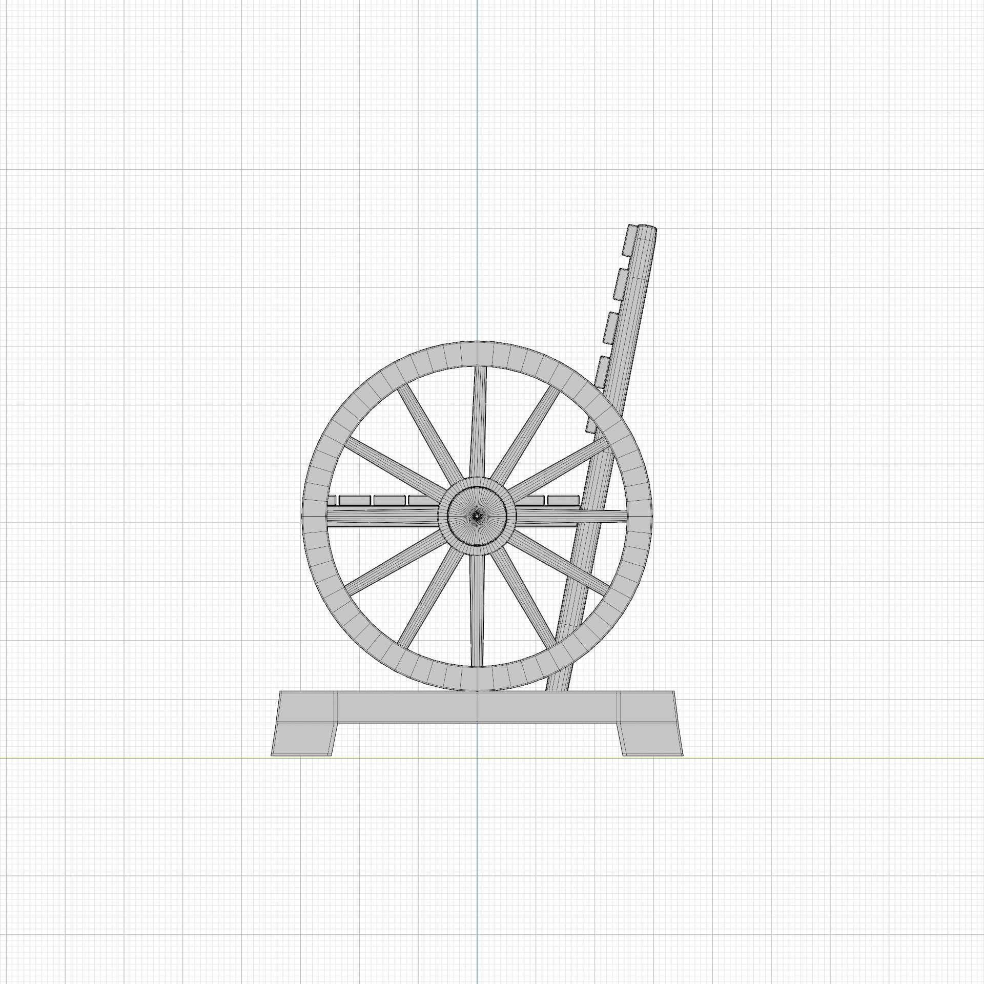 Rustic Outside Furniture 3D Model Collection_32