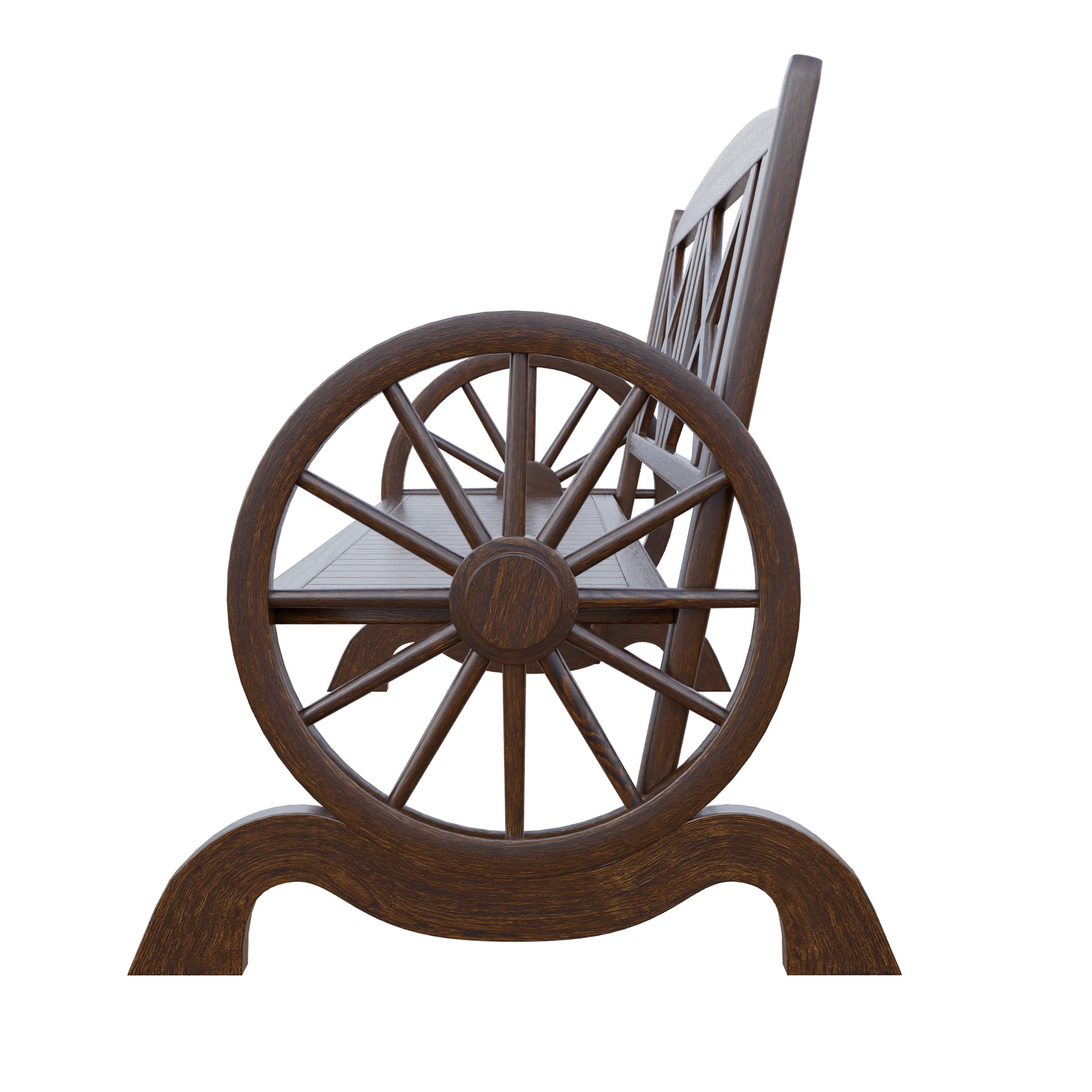 Rustic Outside Furniture 3D Model Collection_17