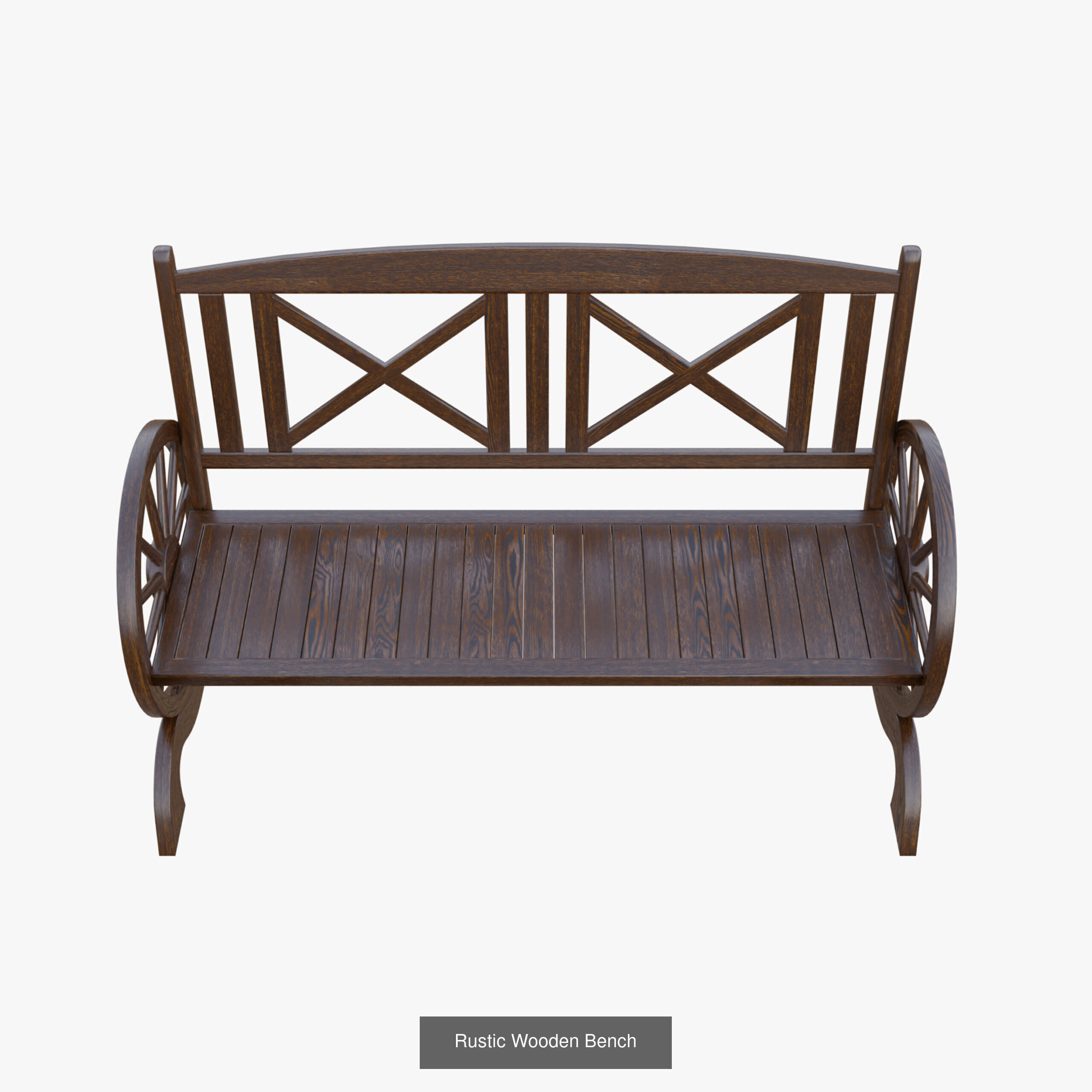 Rustic Outside Furniture 3D Model Collection_4