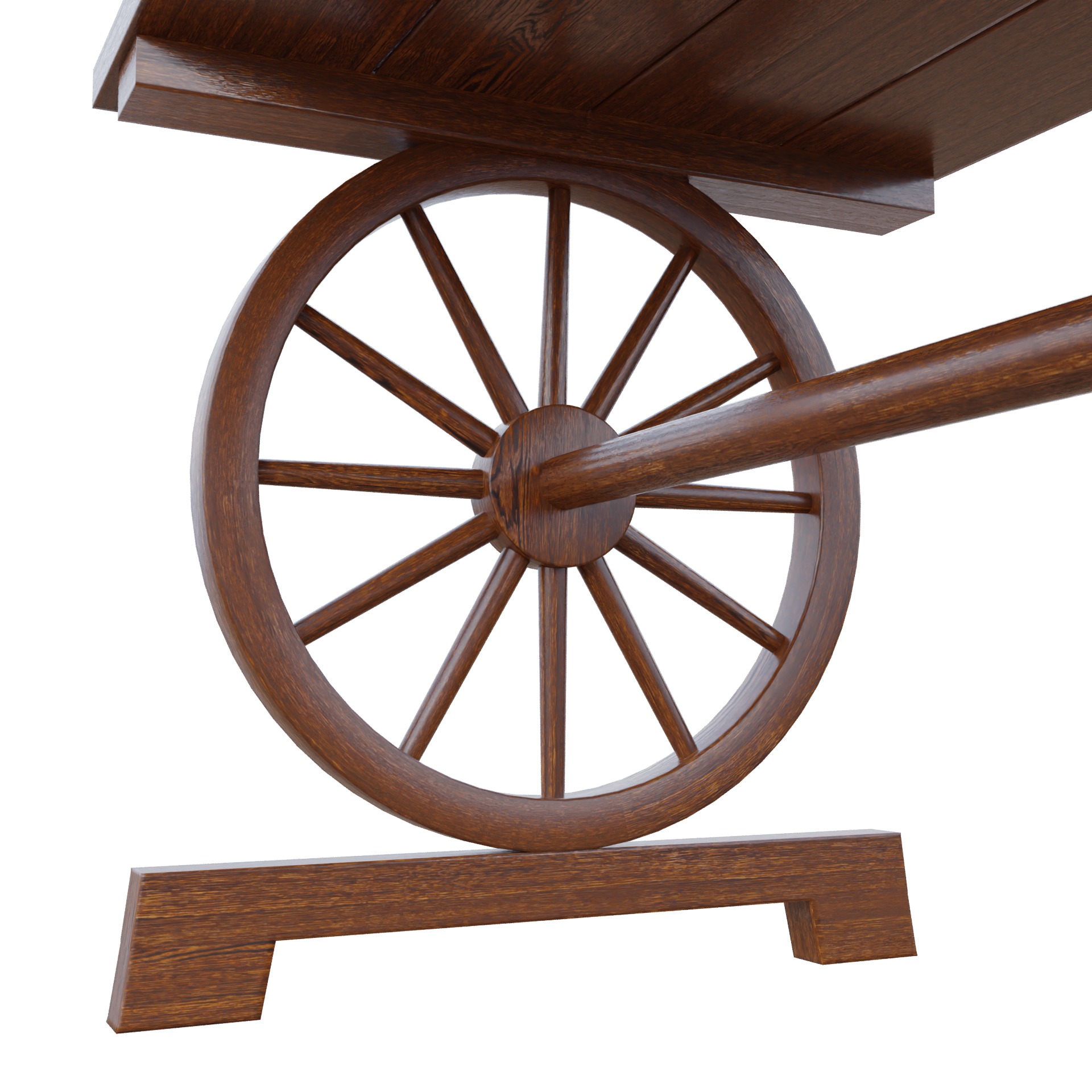 Rustic Outside Furniture 3D Model Collection_35