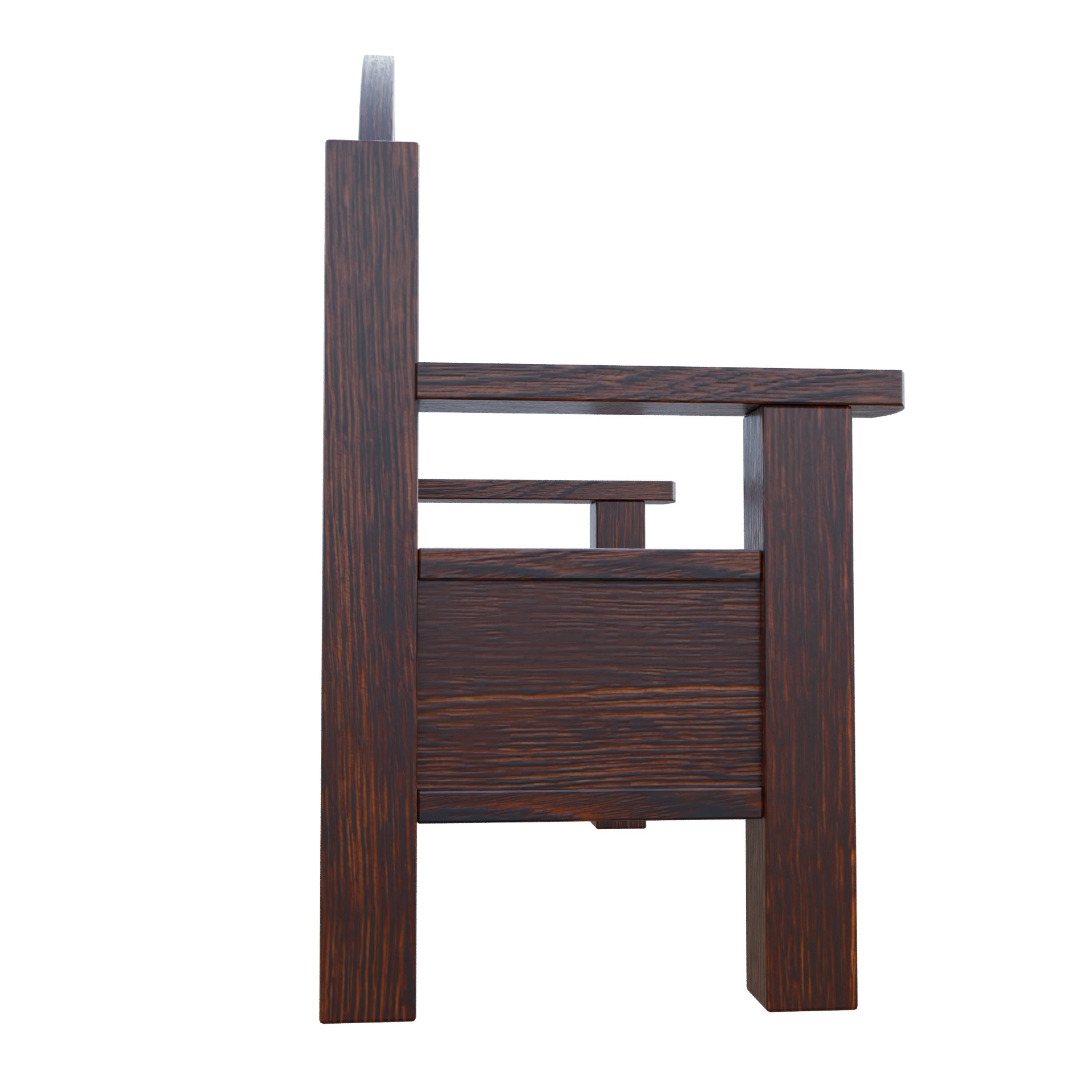 Rustic Outside Furniture 3D Model Collection_9