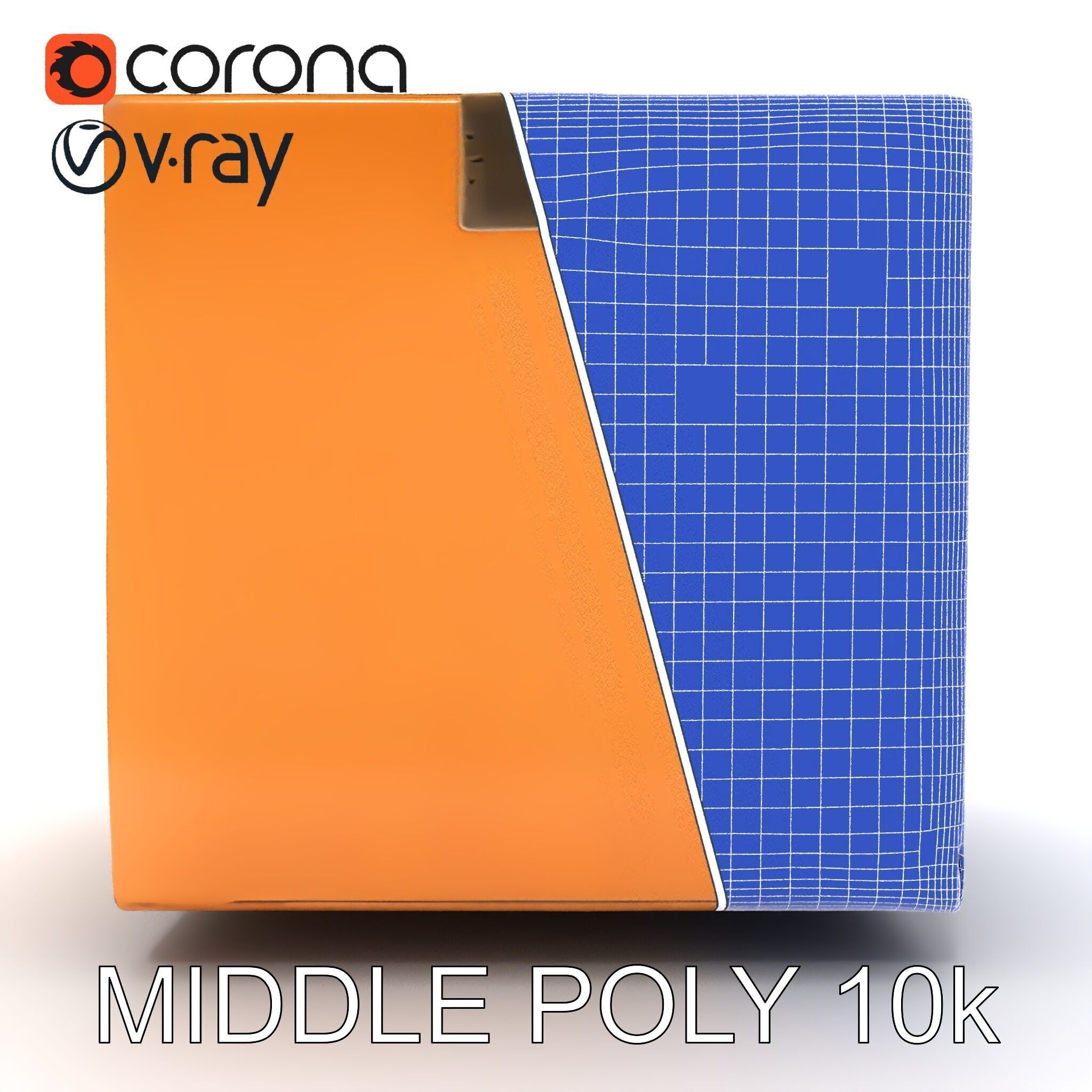 Realistic Cardboard Box Model Pack Low-poly 3D model_33