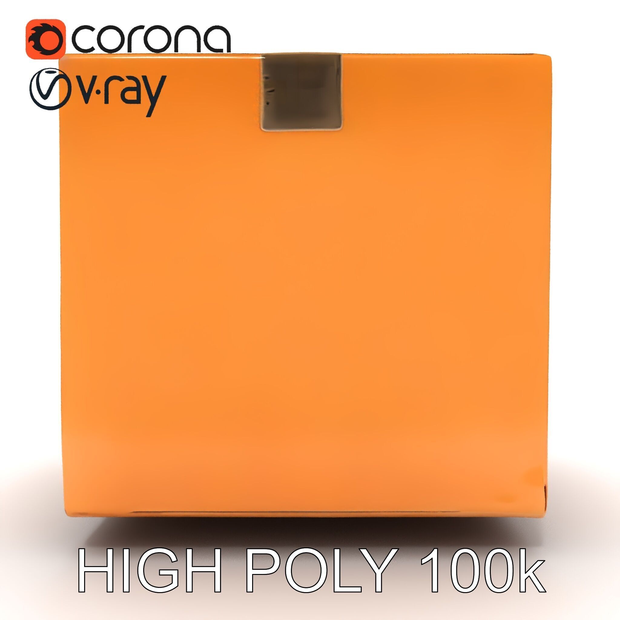 Realistic Cardboard Box Model Pack Low-poly 3D model_27