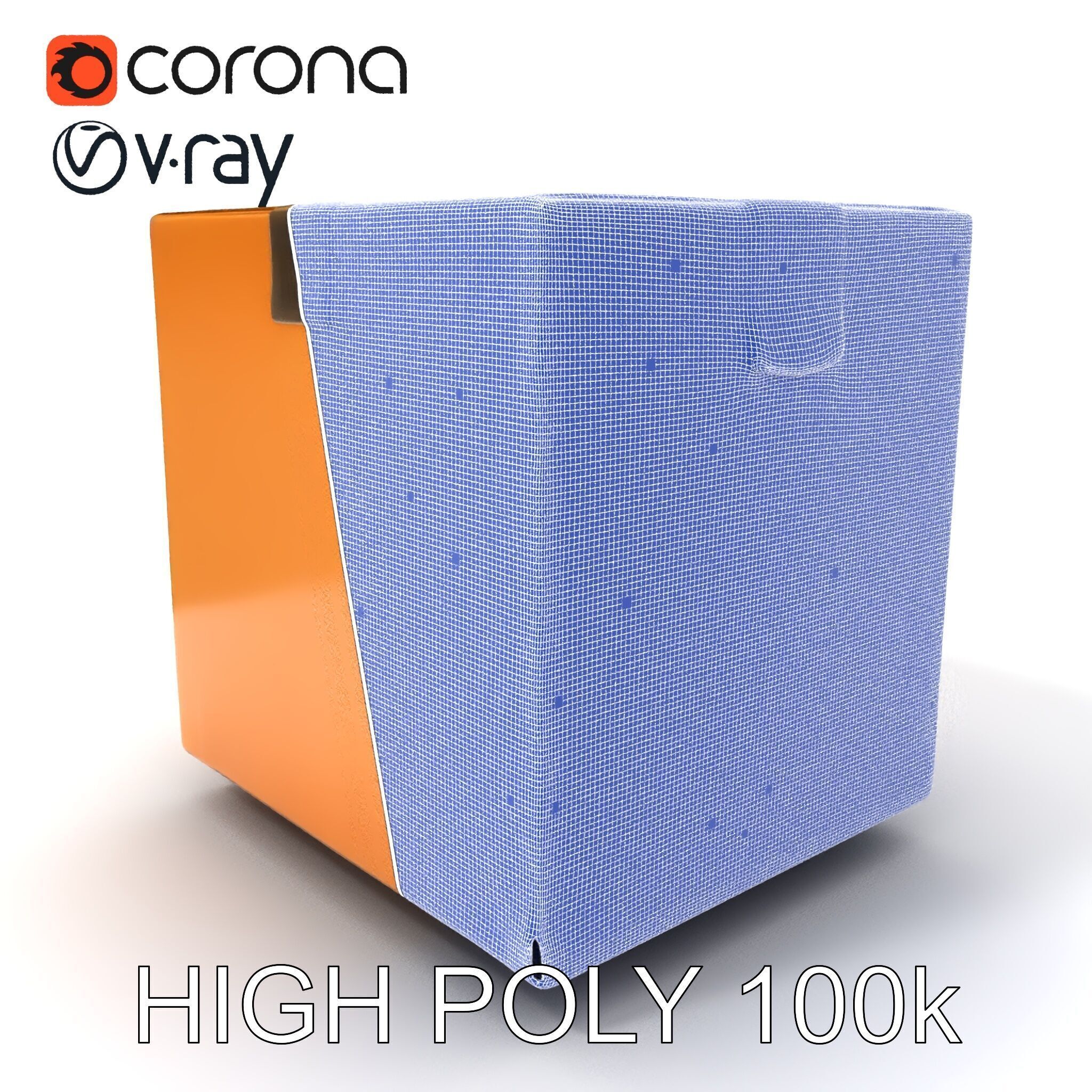 Realistic Cardboard Box Model Pack Low-poly 3D model_3
