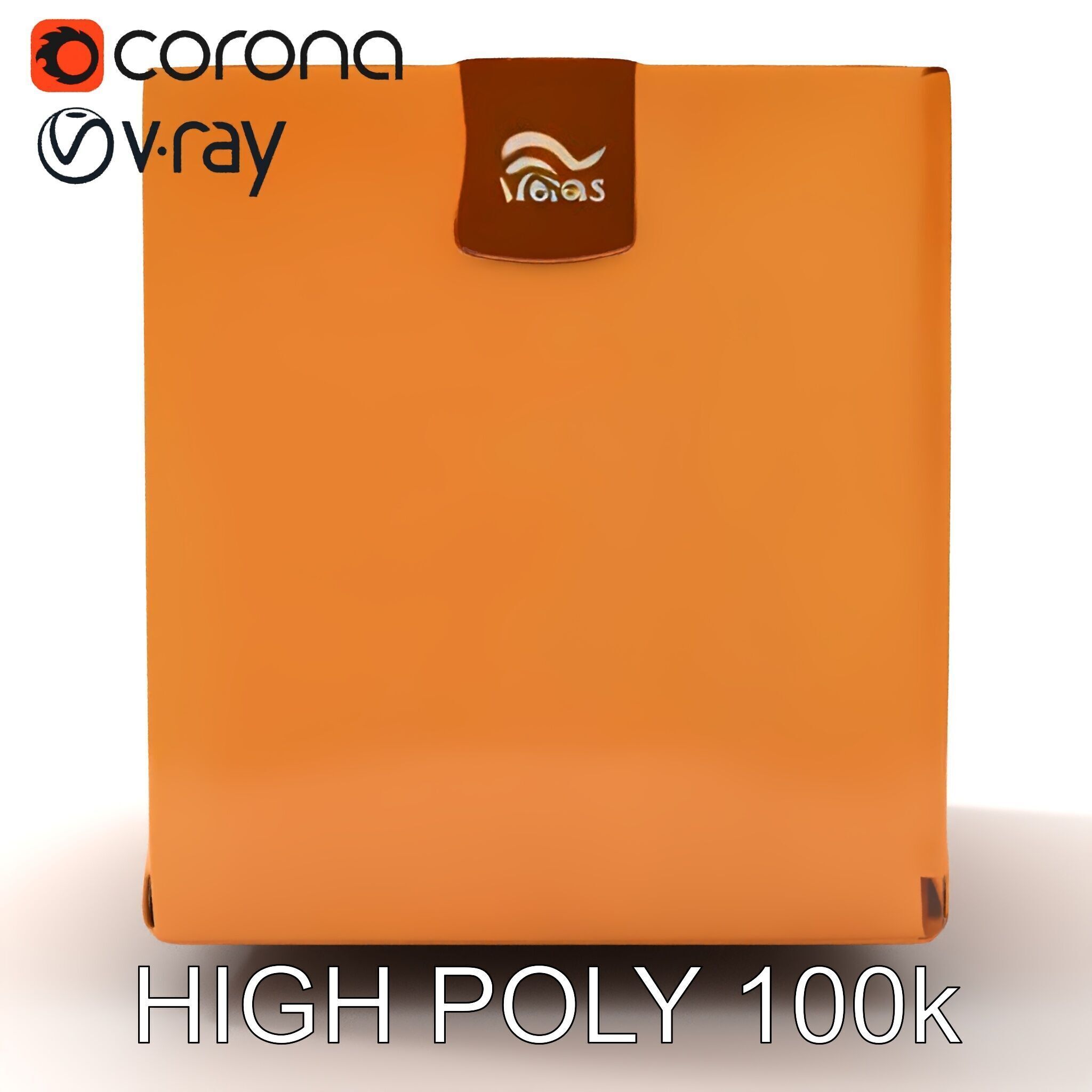 Realistic Cardboard Box Model Pack Low-poly 3D model_22