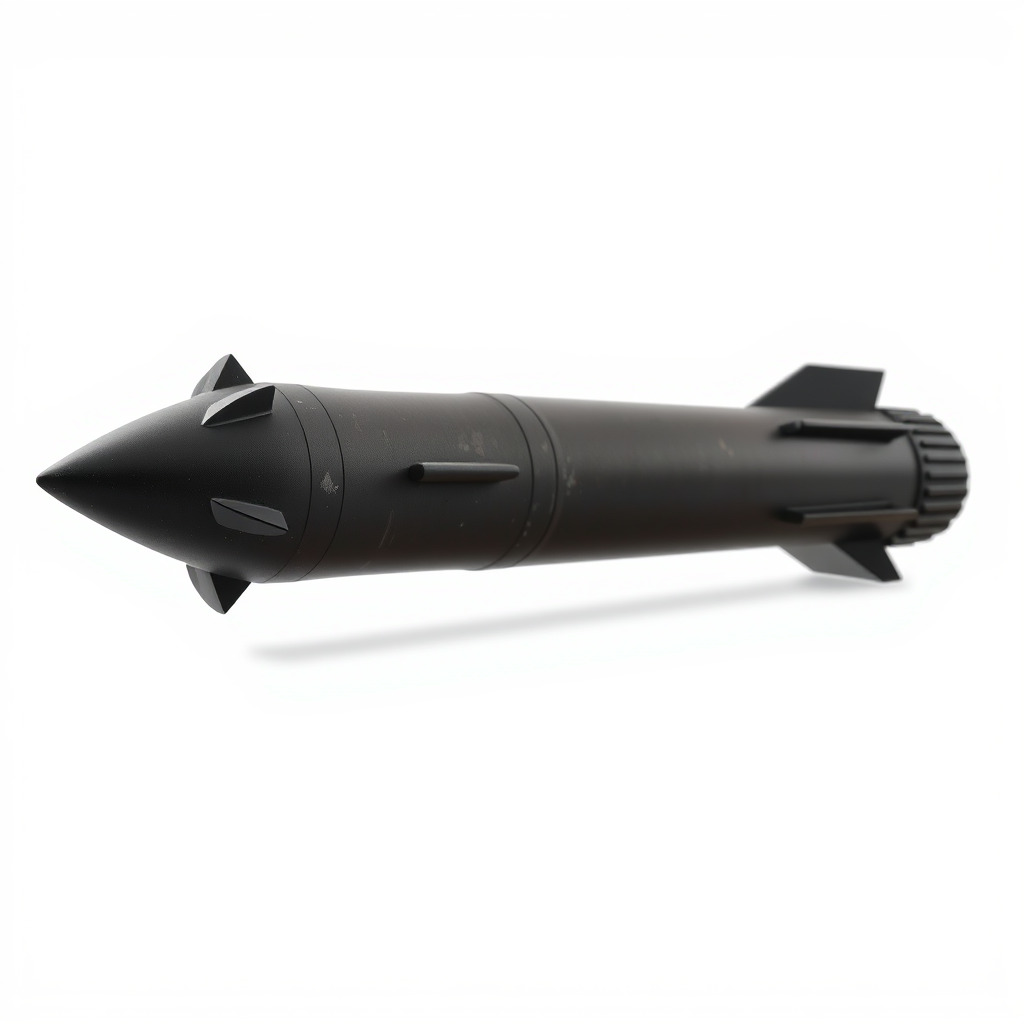 Missile Model Pack with LODs for Game and Simulation Low-poly 3D model_4