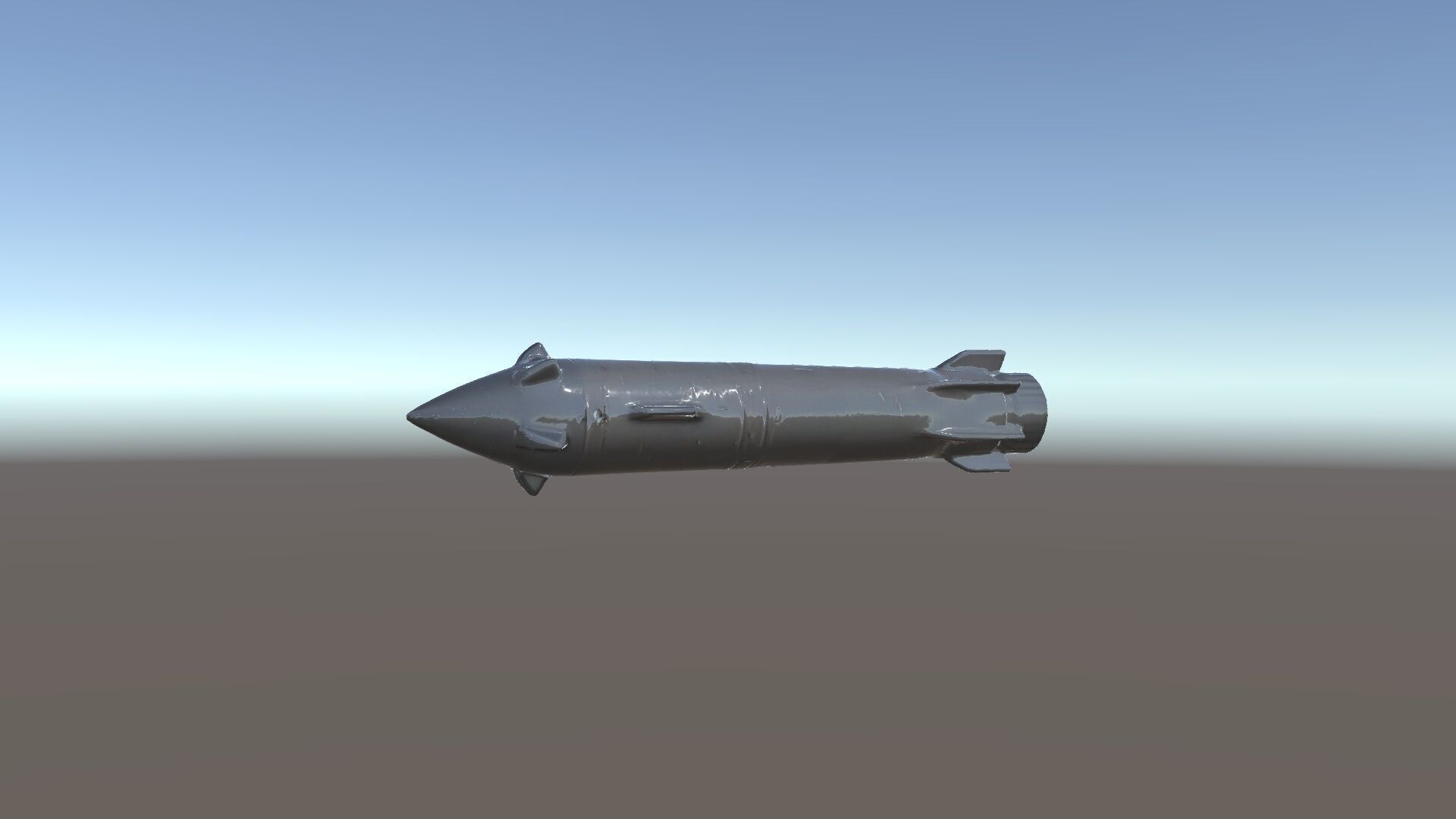 Missile Model Pack with LODs for Game and Simulation Low-poly 3D model_30