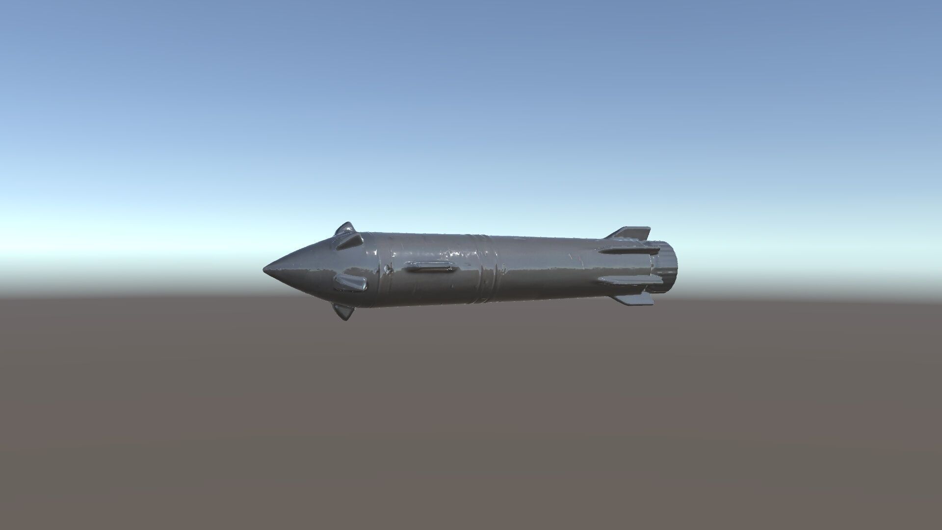 Missile Model Pack with LODs for Game and Simulation Low-poly 3D model_5
