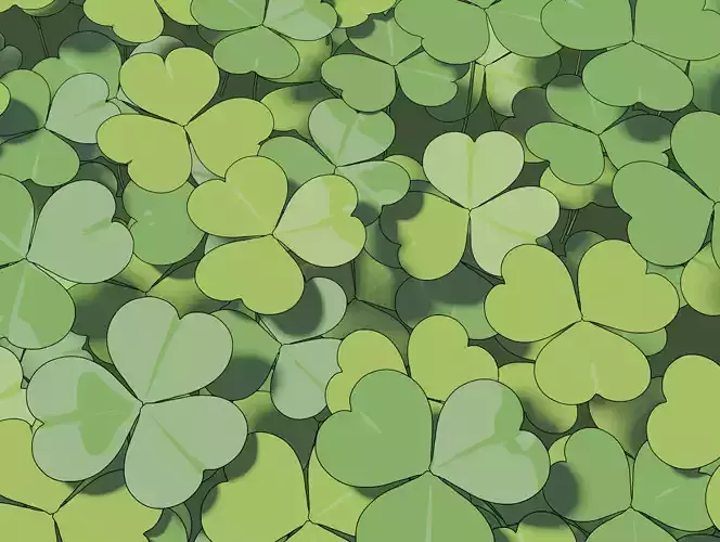 Wood sorrel stylised