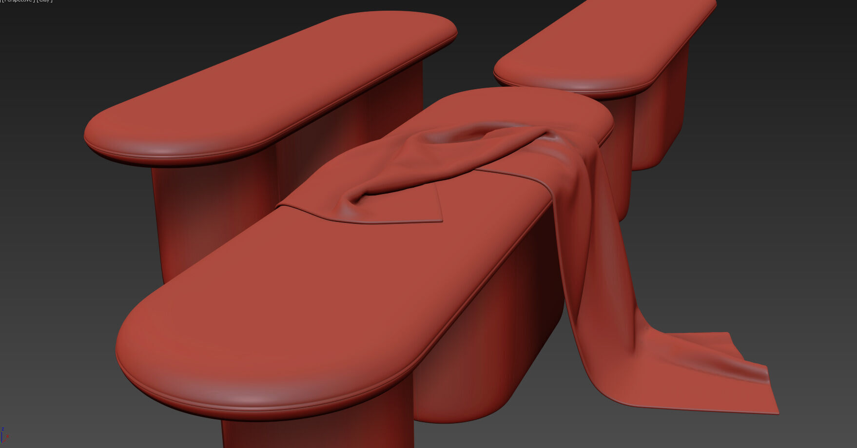 Rull Bench By noo ma 3D model_16