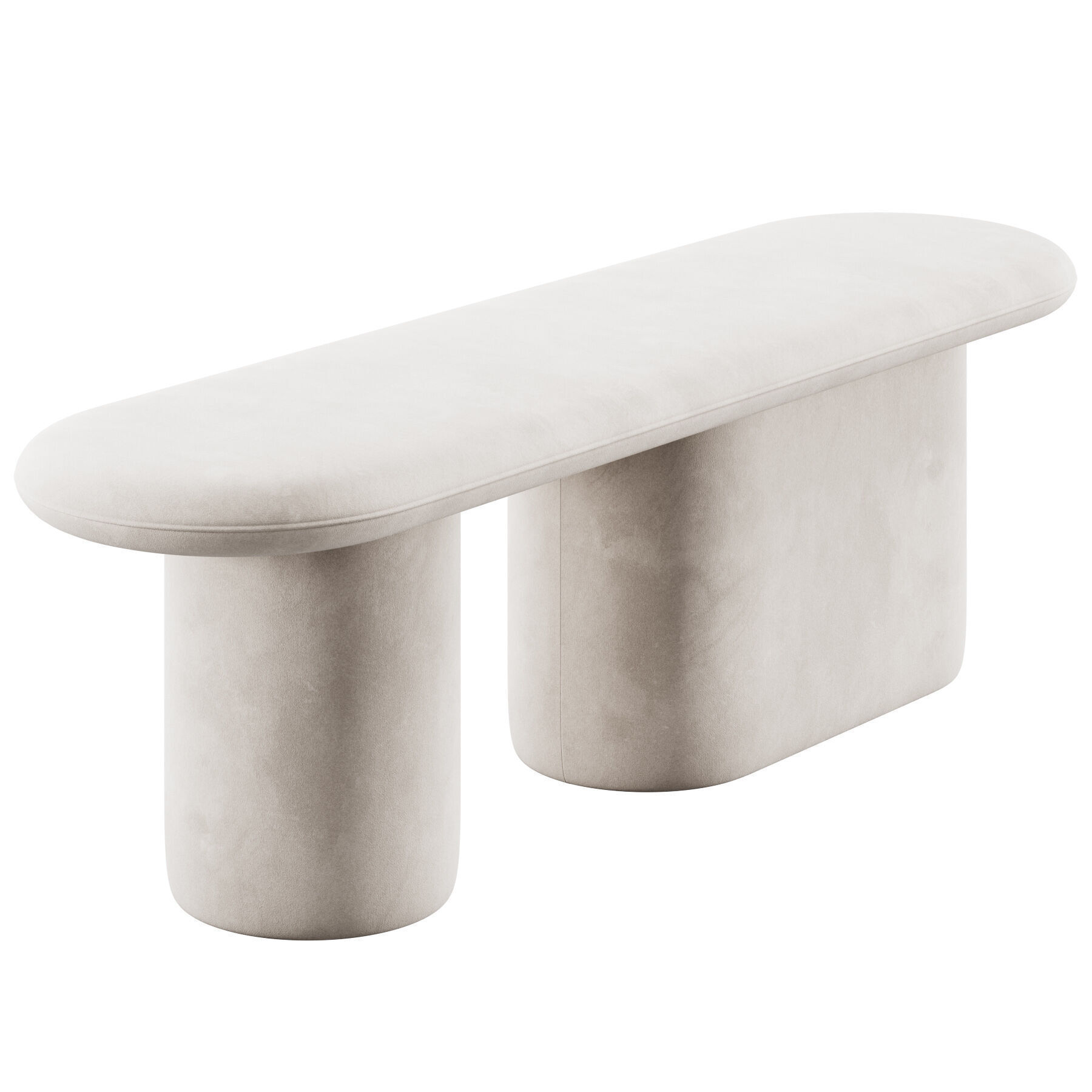 Rull Bench By noo ma 3D model_1