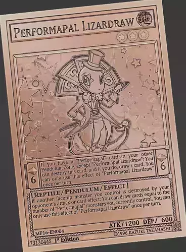 Performapal Lizardraw - yu-gi-oh 3D print model