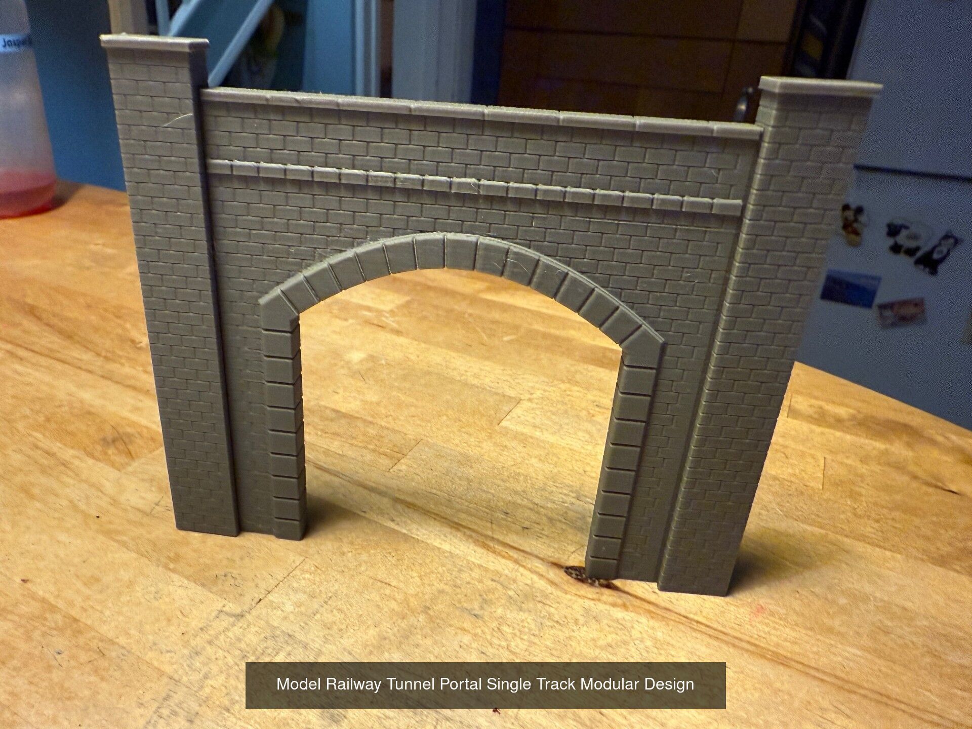 Model Railway Tunnel Portals with all add-ons 3D Model Collection_3