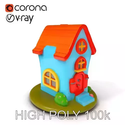 Whimsical Cartoon House Model Pack