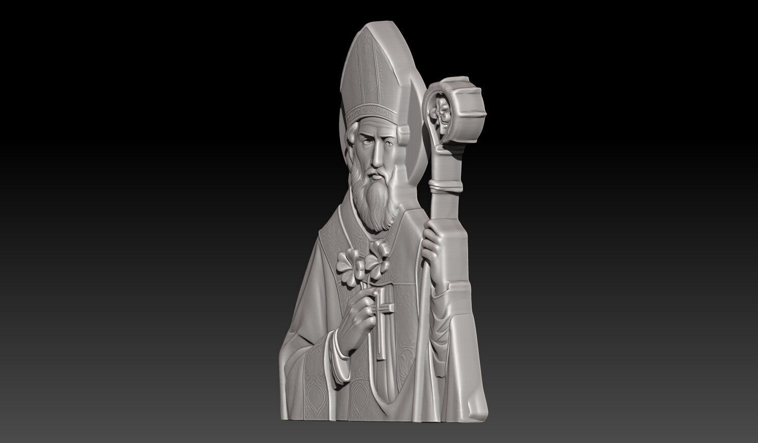 Saint Patrick - 250508 3D print model_1