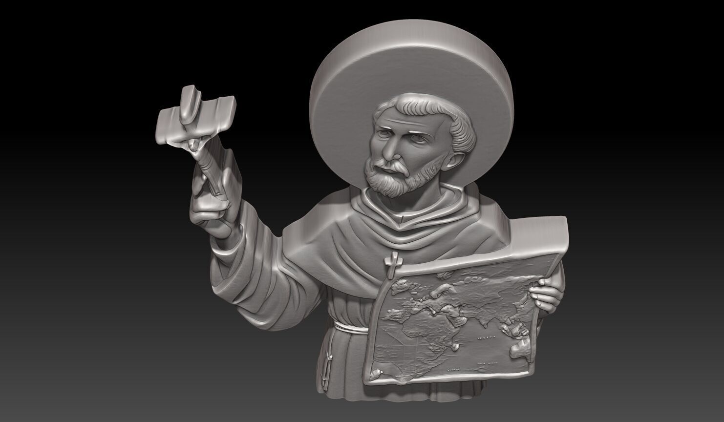 Saint Francis Xavier - 250508 3D print model_3